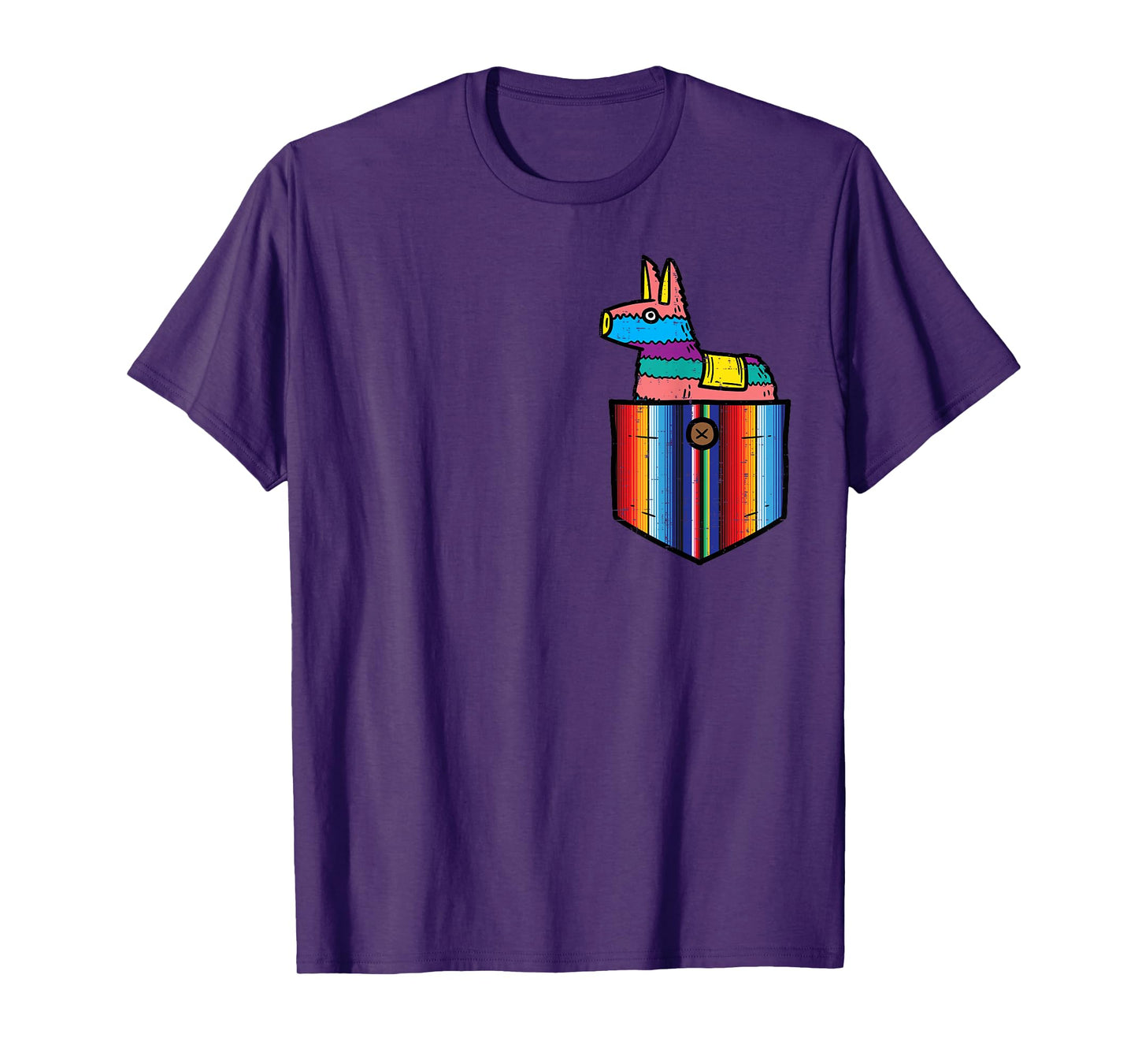 Pocket Pinata Serape Cinco De Mayo Mexican Fiesta Party Kids T-Shirt