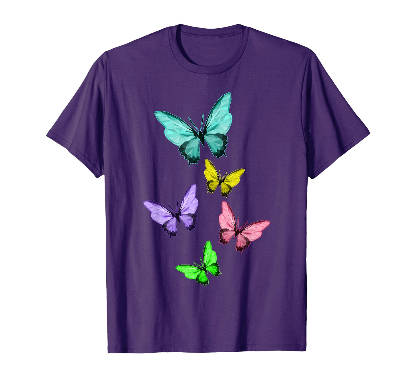 Colorful Butterflies Shirt Nature Monarch Butterfly Lover T-Shirt