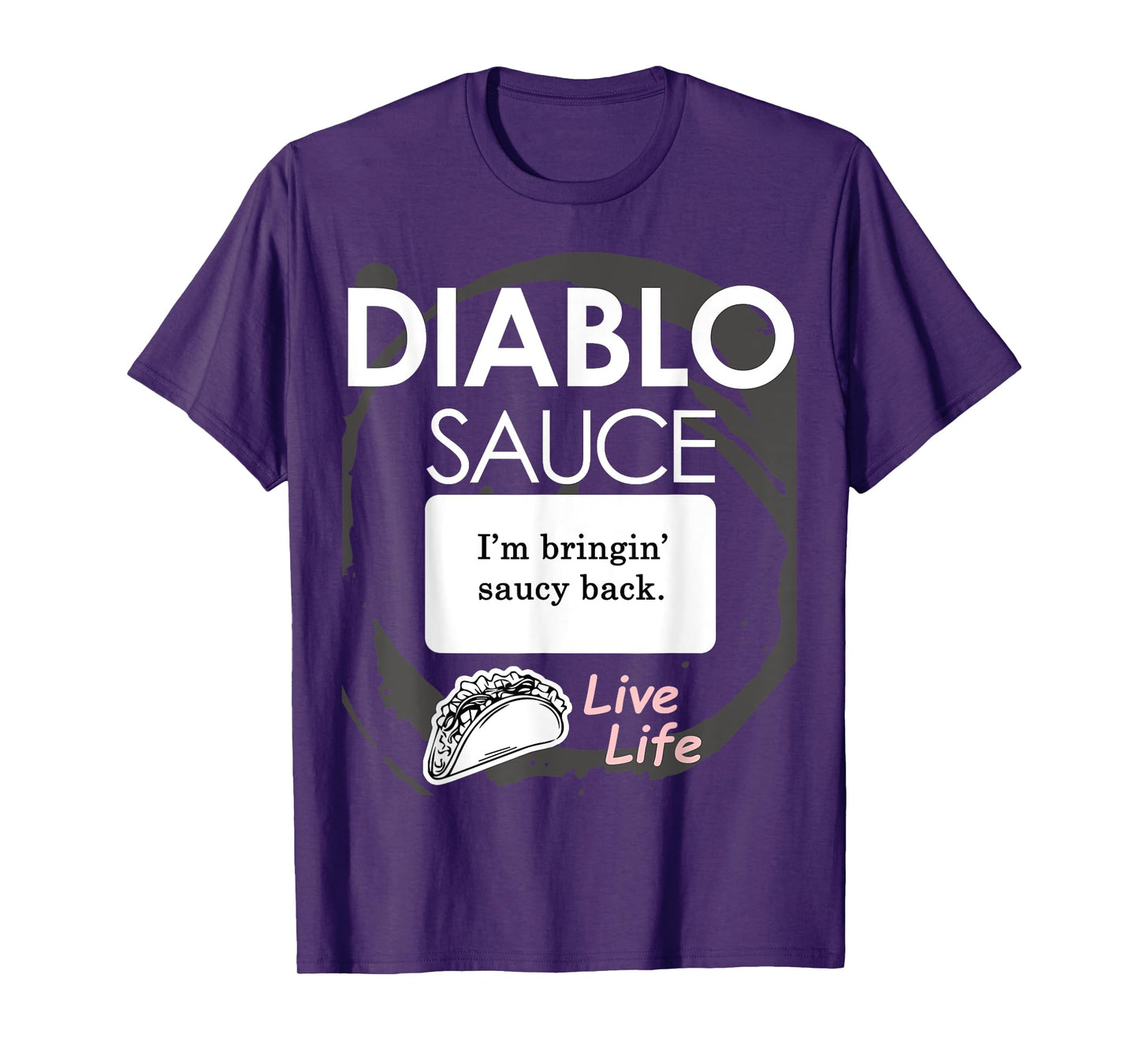 Taco Sauce Shirt Diablo Halloween Costume Tshirt T-Shirt
