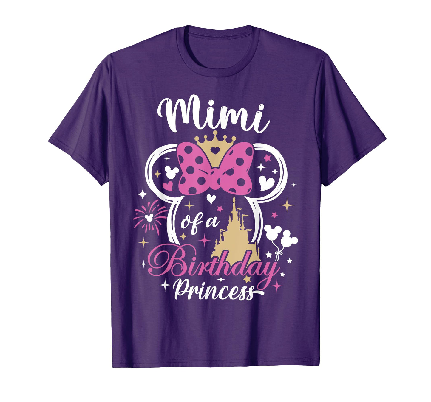 Matching Family Mimi Of The Birthday Princess T-Shirt