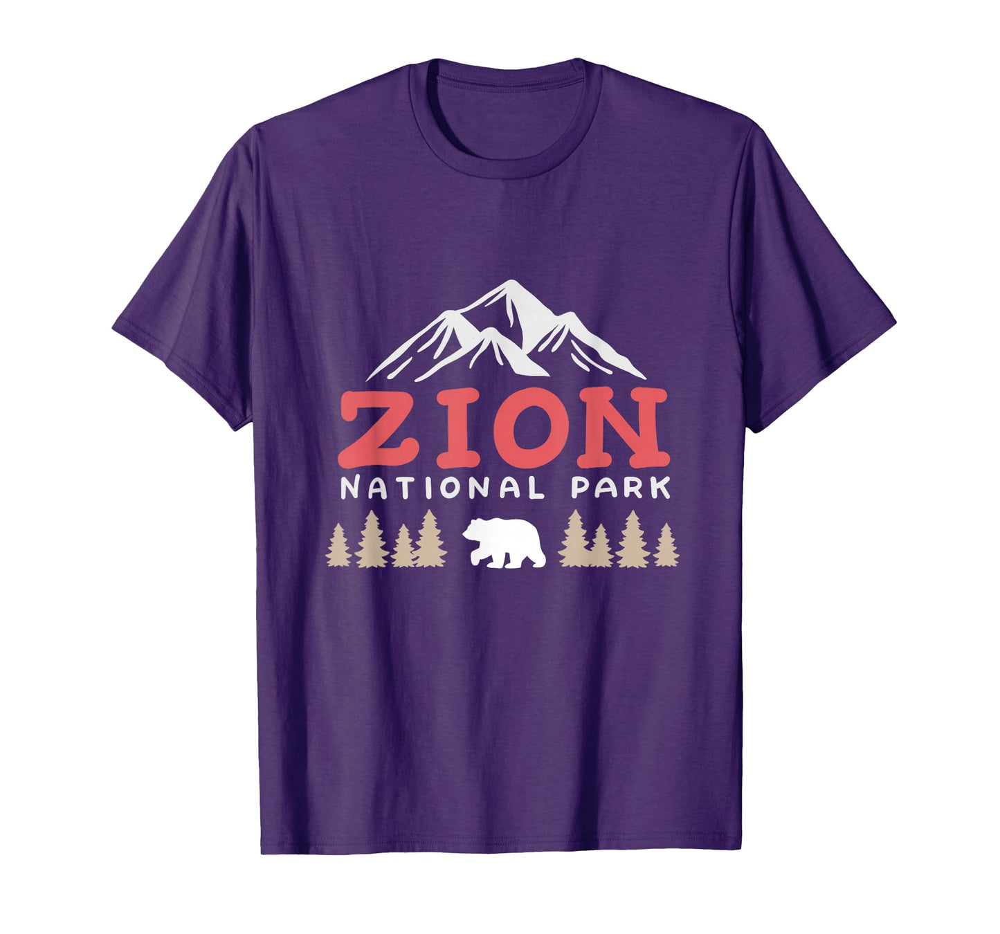 ZION National Park Utah Mountain Hiker Camper Men Women Kids T-Shirt