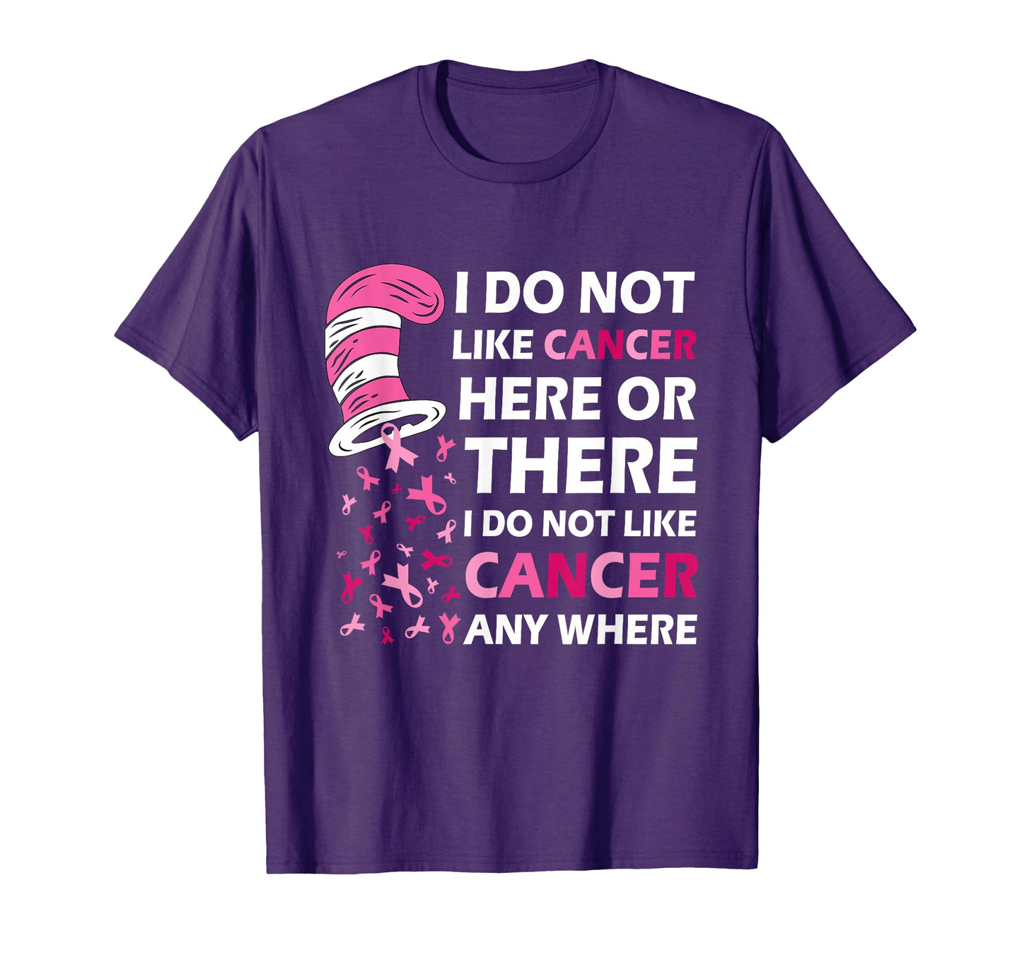 I Do Not Like Cancer Here Or There I Do Not Like Cancer T-Shirt