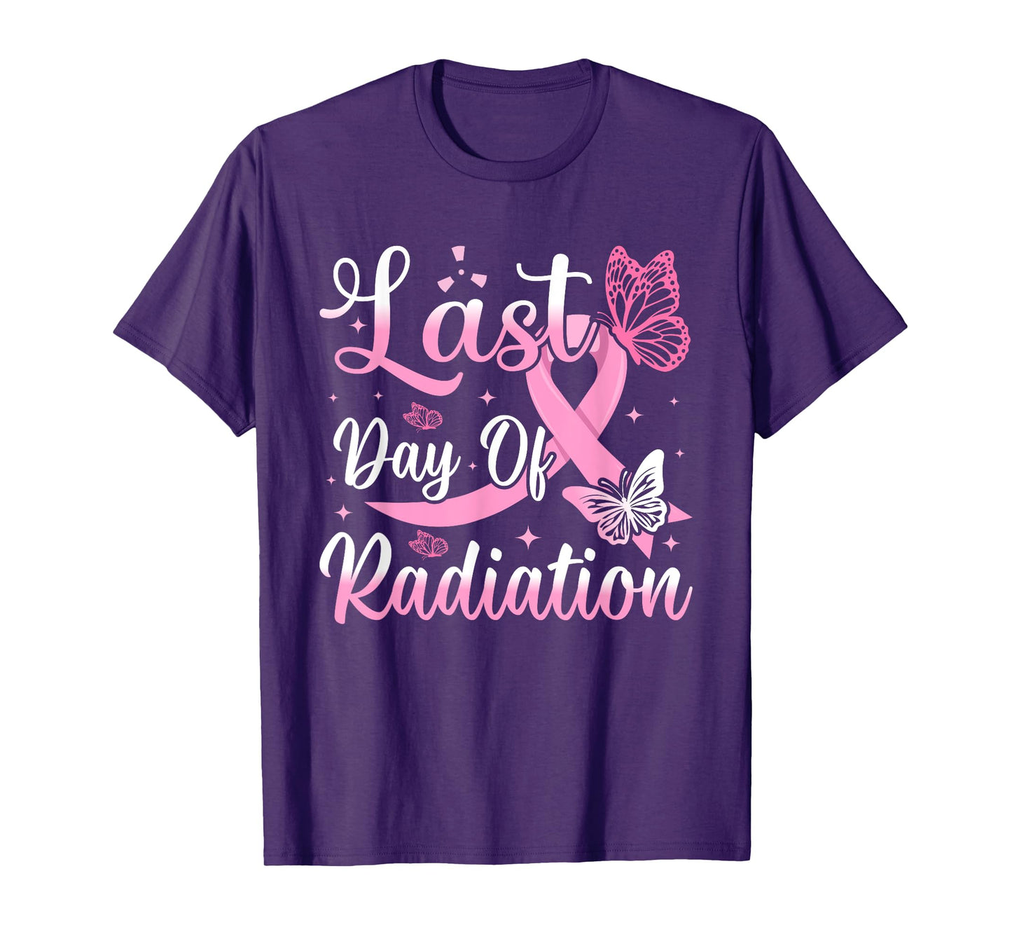 Last Day Of Radiation Chemotherapy Cancer Survivor Awareness T-Shirt