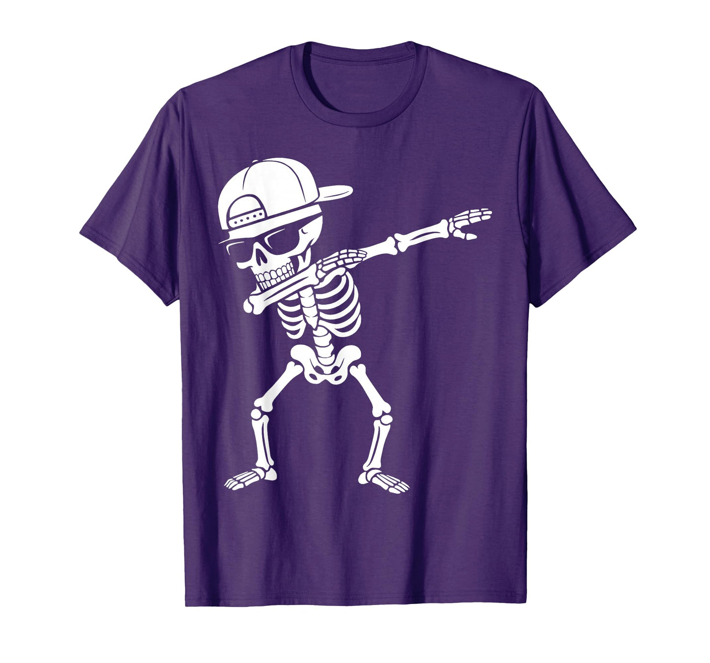 Dabbing Skeleton Halloween Costume Skull Rib Cage Dab Dance T-Shirt