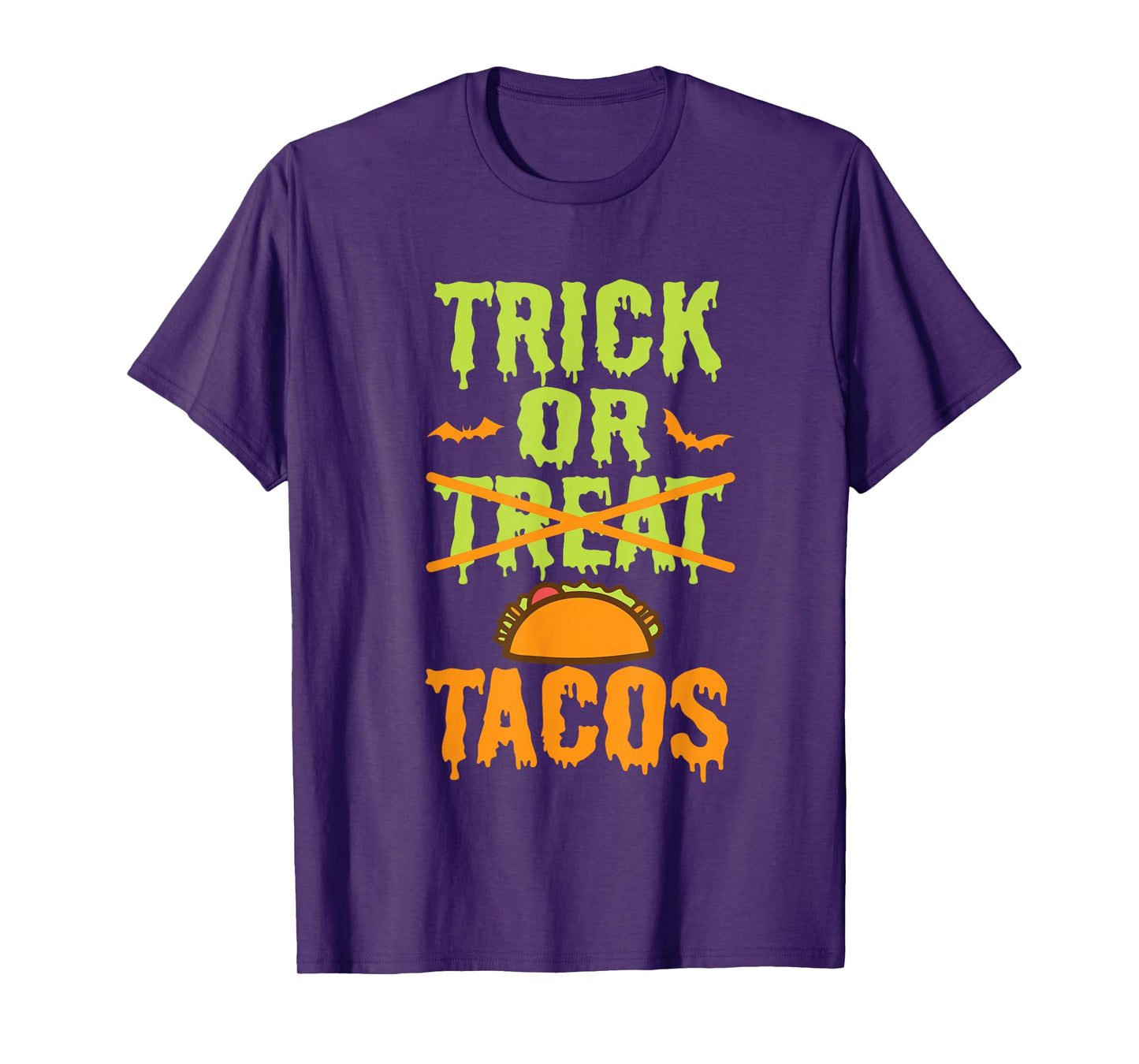 Funny Trick Or Treat Mexican Tacos Food T-Shirt