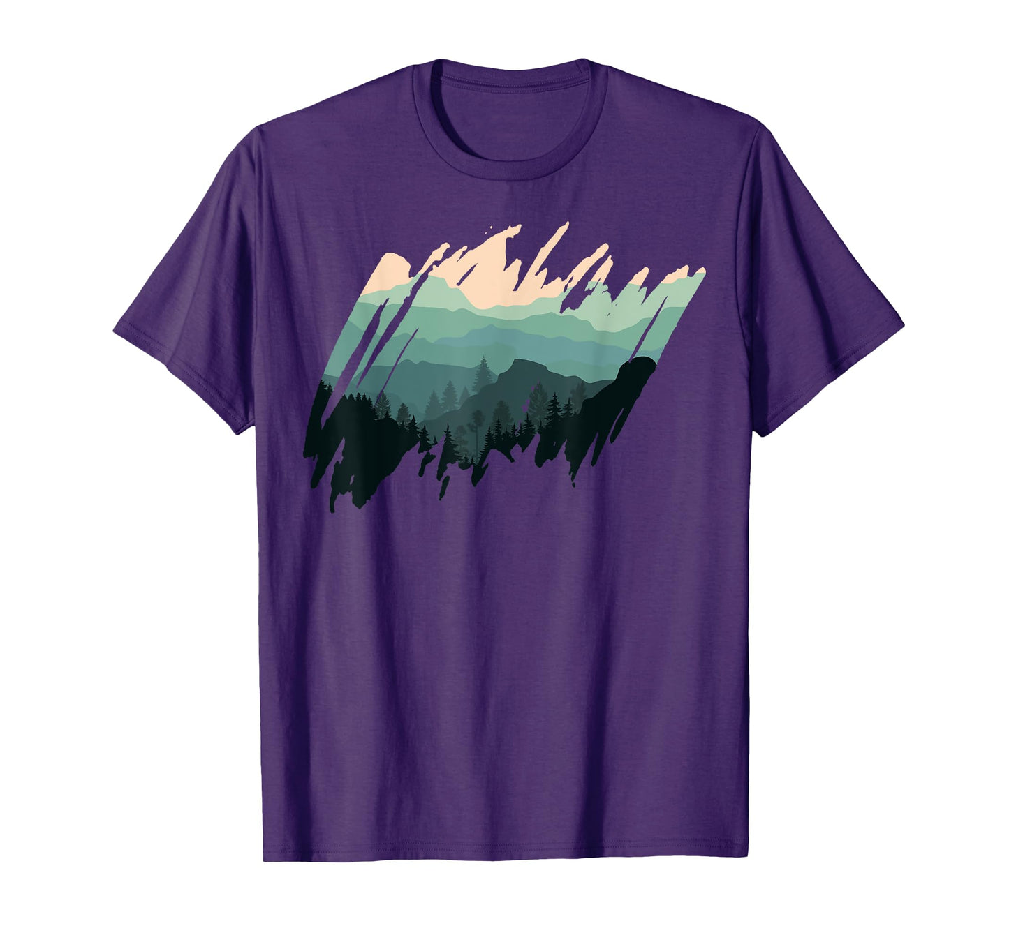 Timeless Mountain, Nature Trees and Forest T-Shirt
