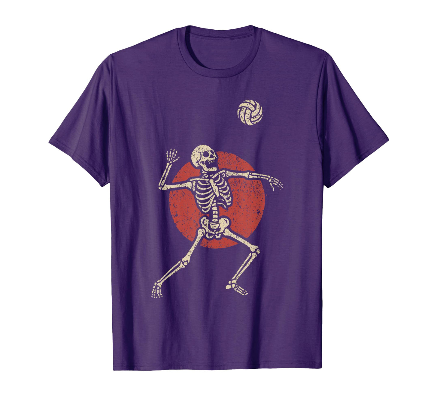 Skeleton Volleyball Player Halloween T-Shirt