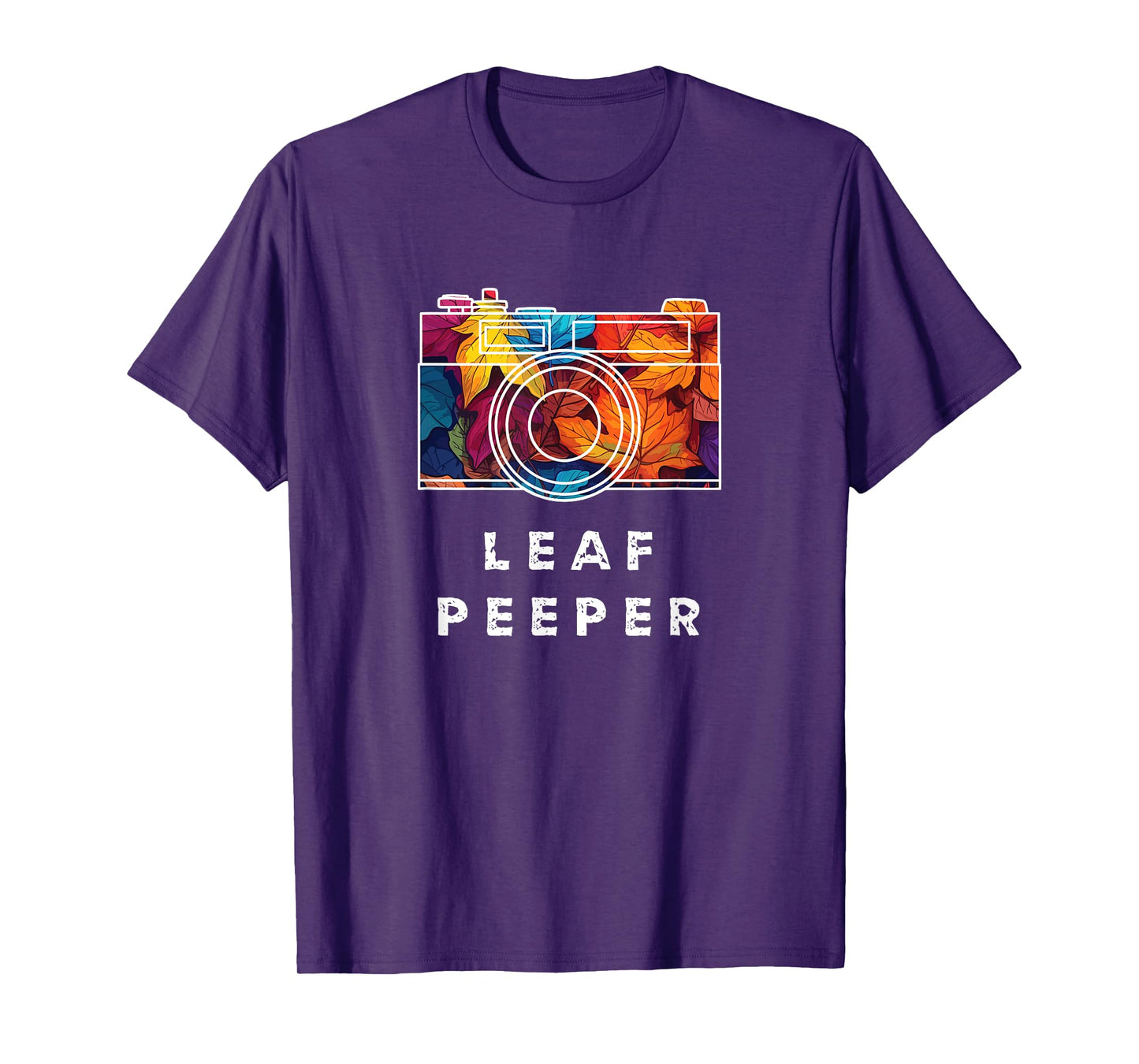 Leaf Peeper Autumn Foliage Photographer Leaf Peeping T-Shirt