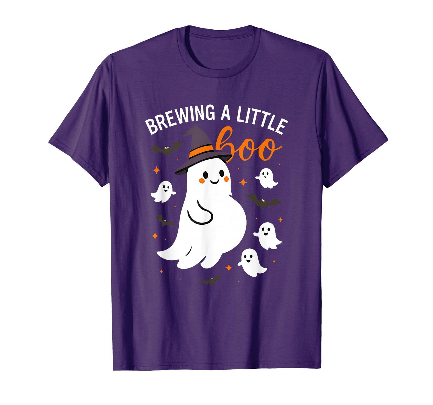 Happy Halloween Pregnant Baby Skeleton Spooky Season New Mom T-Shirt