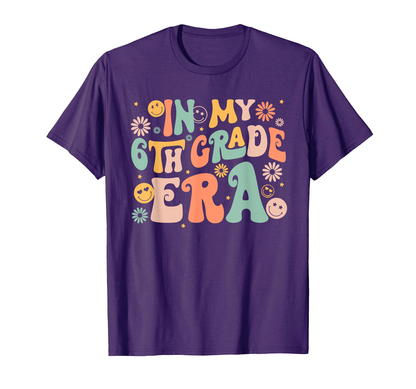 In My Sixth Grade Era Retro 6th Grade Back to School T-Shirt