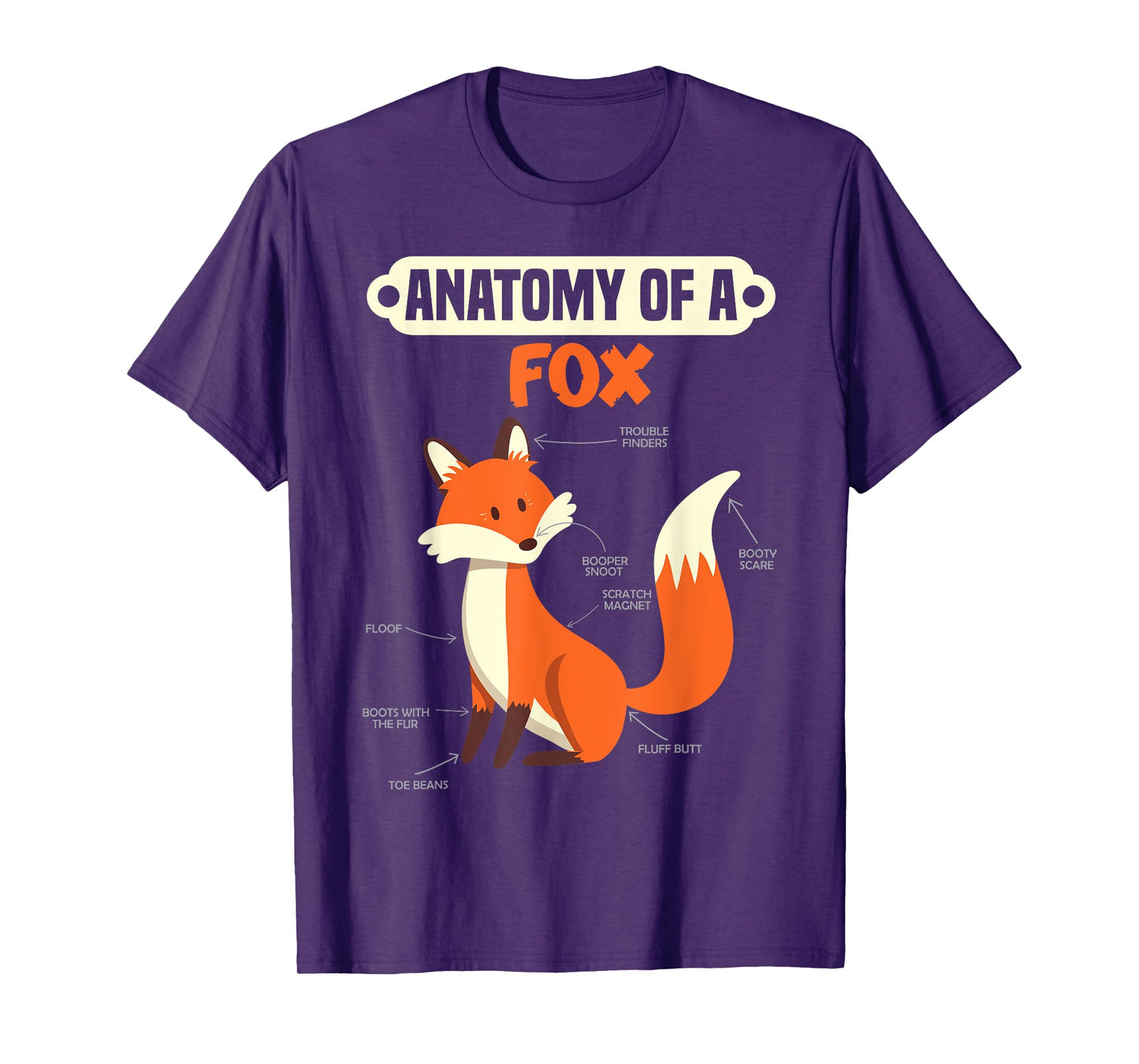 Anatomy of a fox T-Shirt