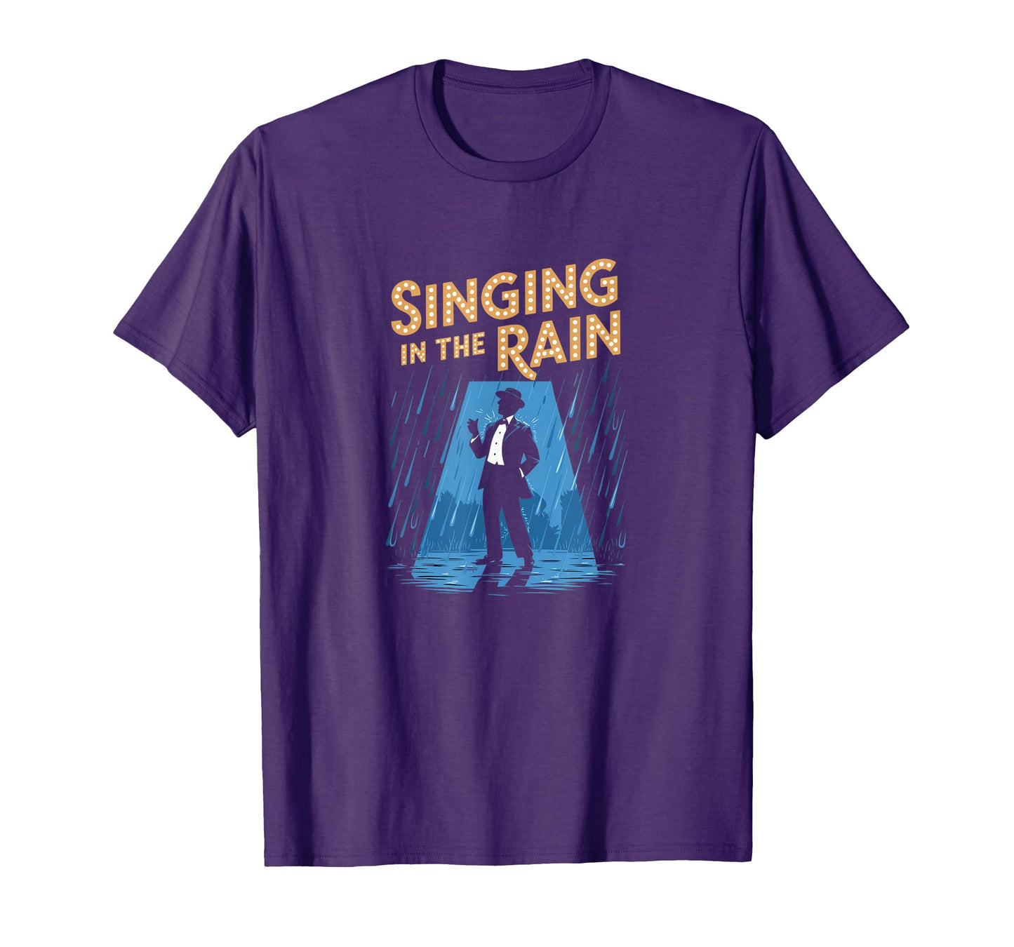 Singing in the Rain Retro Musical Theatre Tap Dance Broadway T-Shirt