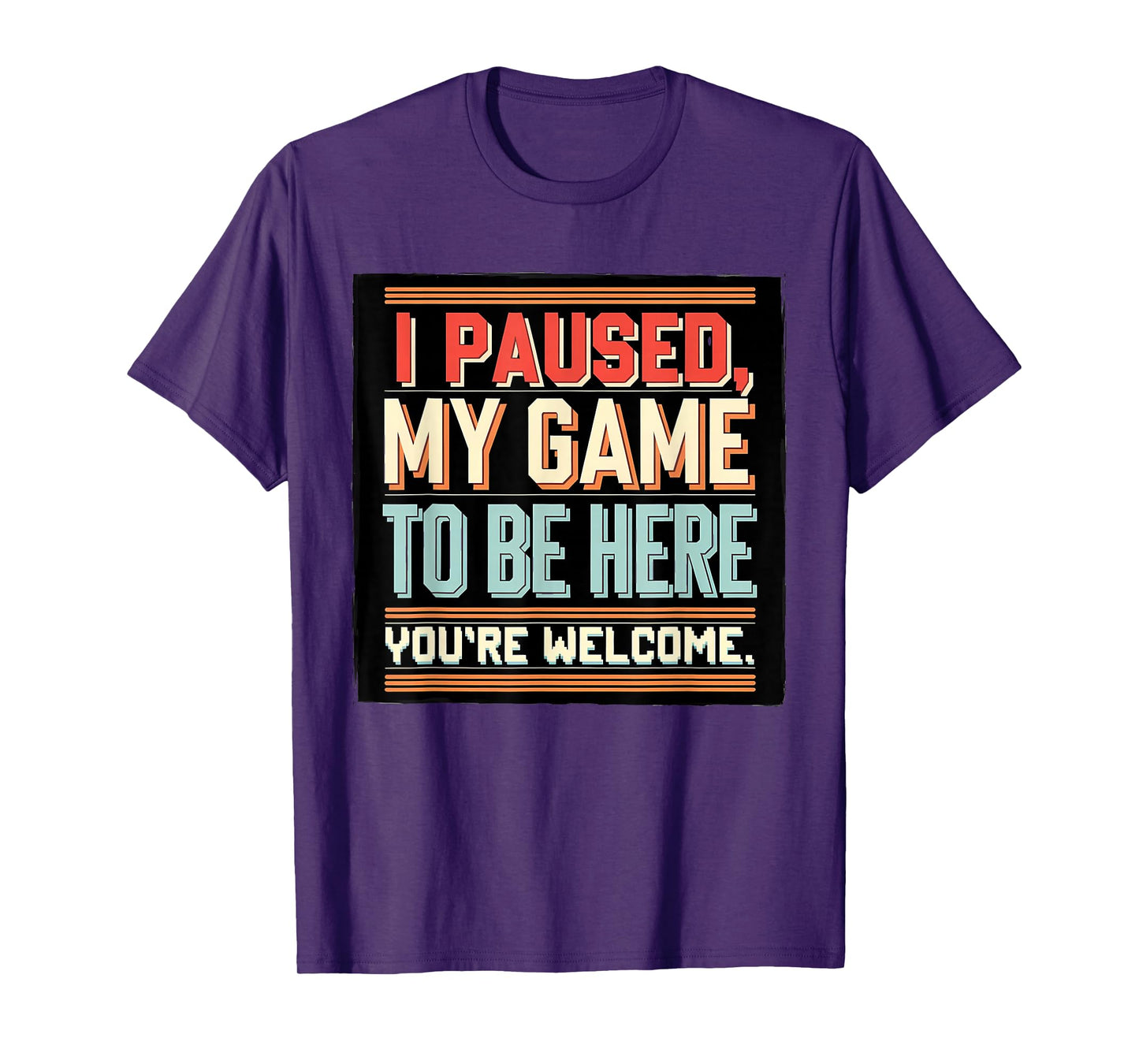Bruh I Paused My Game Funny Skeleton Halloween Boy Youths T-Shirt