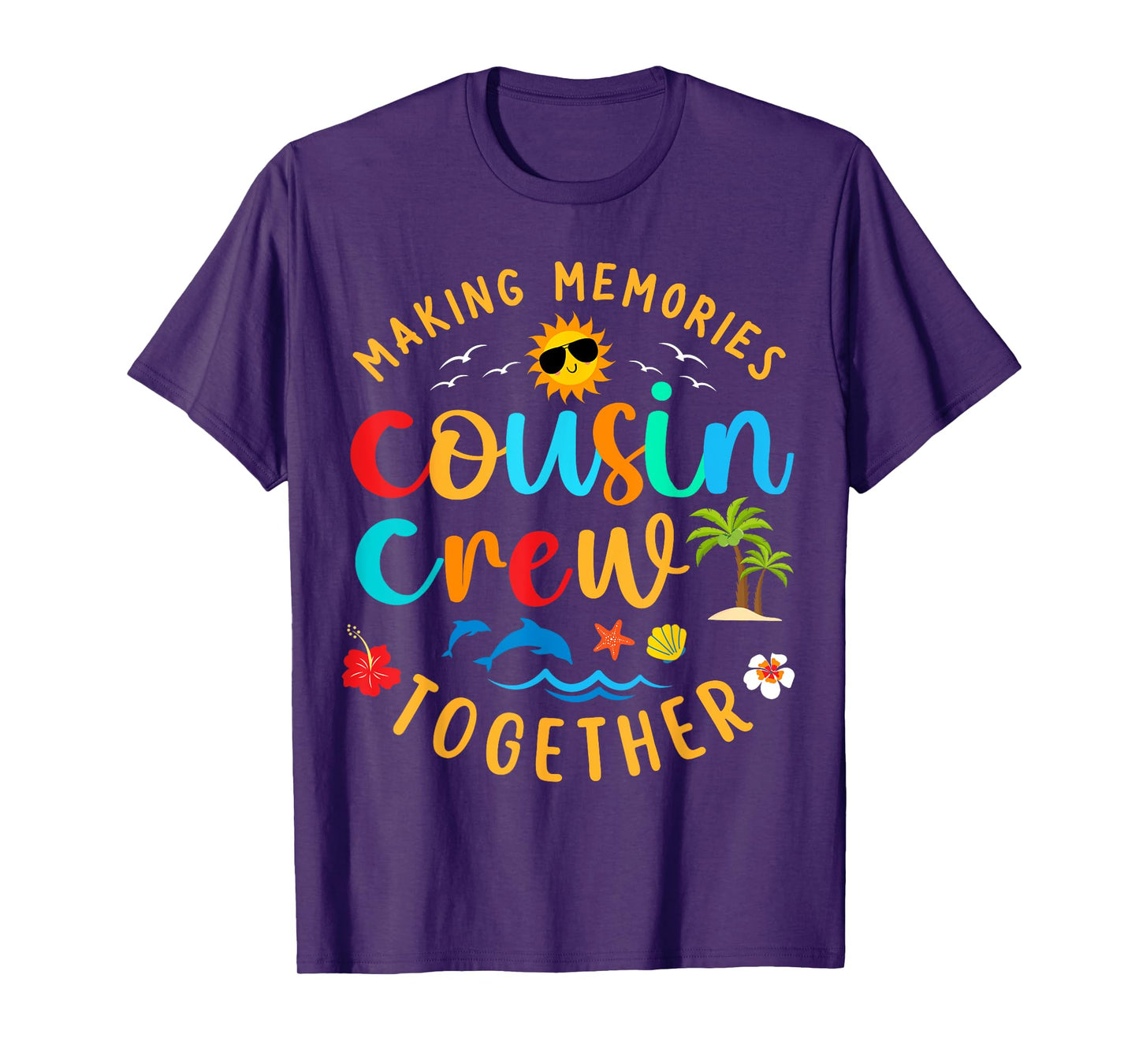 Cousin crew 2025 Summer Vacation Beach Family Trip Matching T-Shirt