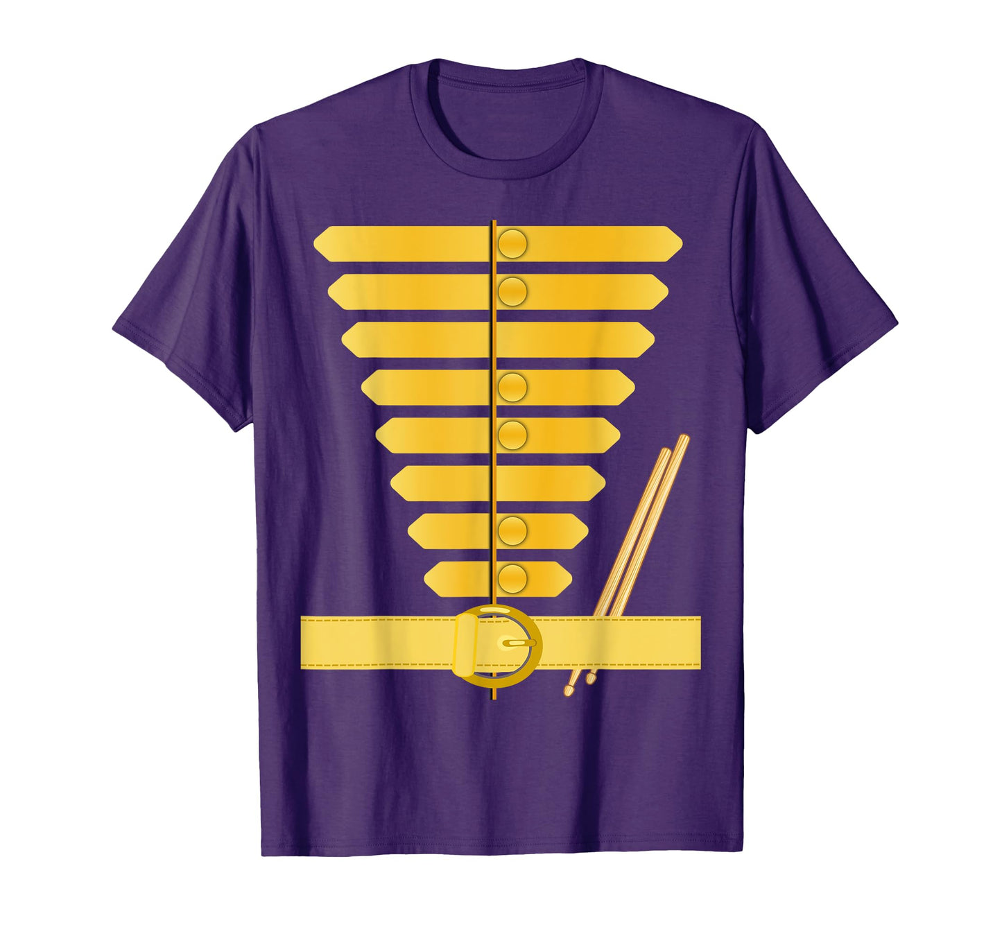 American Drum Major Costume Marching Band Uniform Drummers T-Shirt
