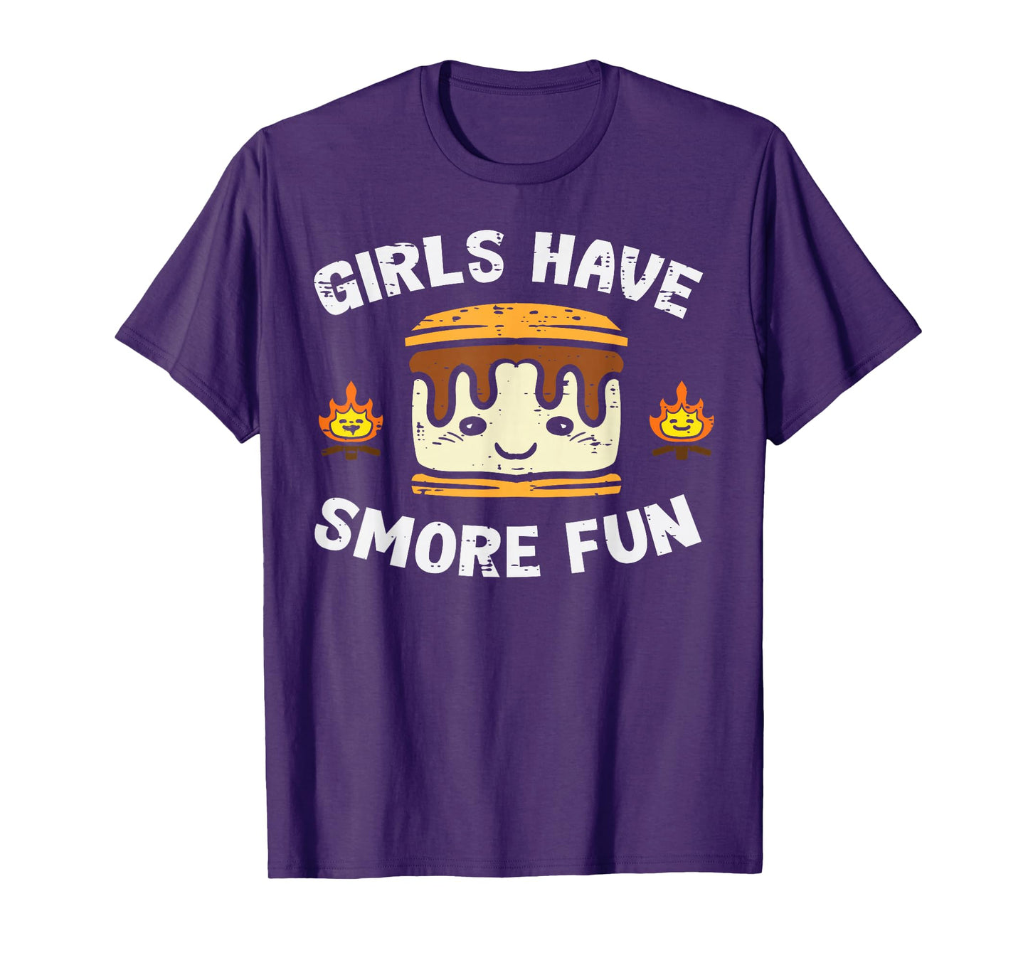 Camping Girls Have Smore Fun Camper Girls Kids Toddler Women T-Shirt