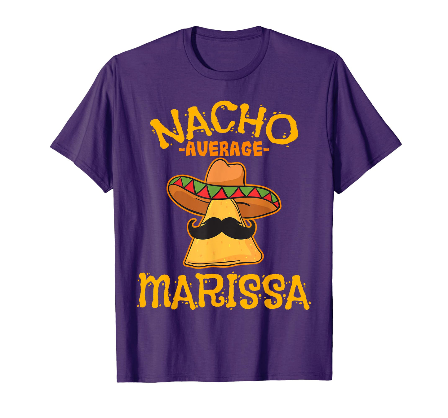 Nacho Average Marissa Personalized Name Funny Taco T-Shirt