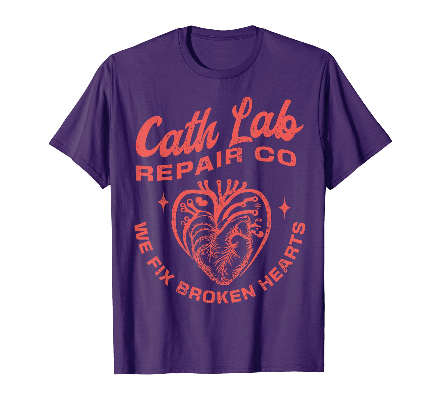 Cath Lab Repair Co Funny Valentine Day Cath Lab Nurse Outfit T-Shirt