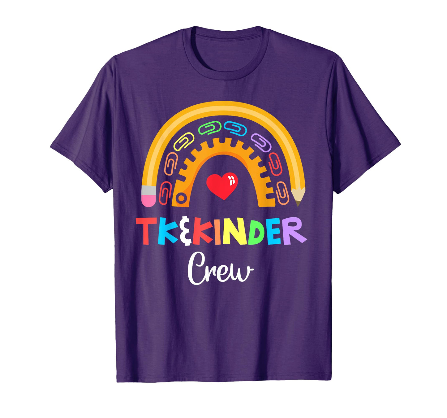 TK and Kinder Crew TK Teacher Transitional Kindergarten PreK T-Shirt