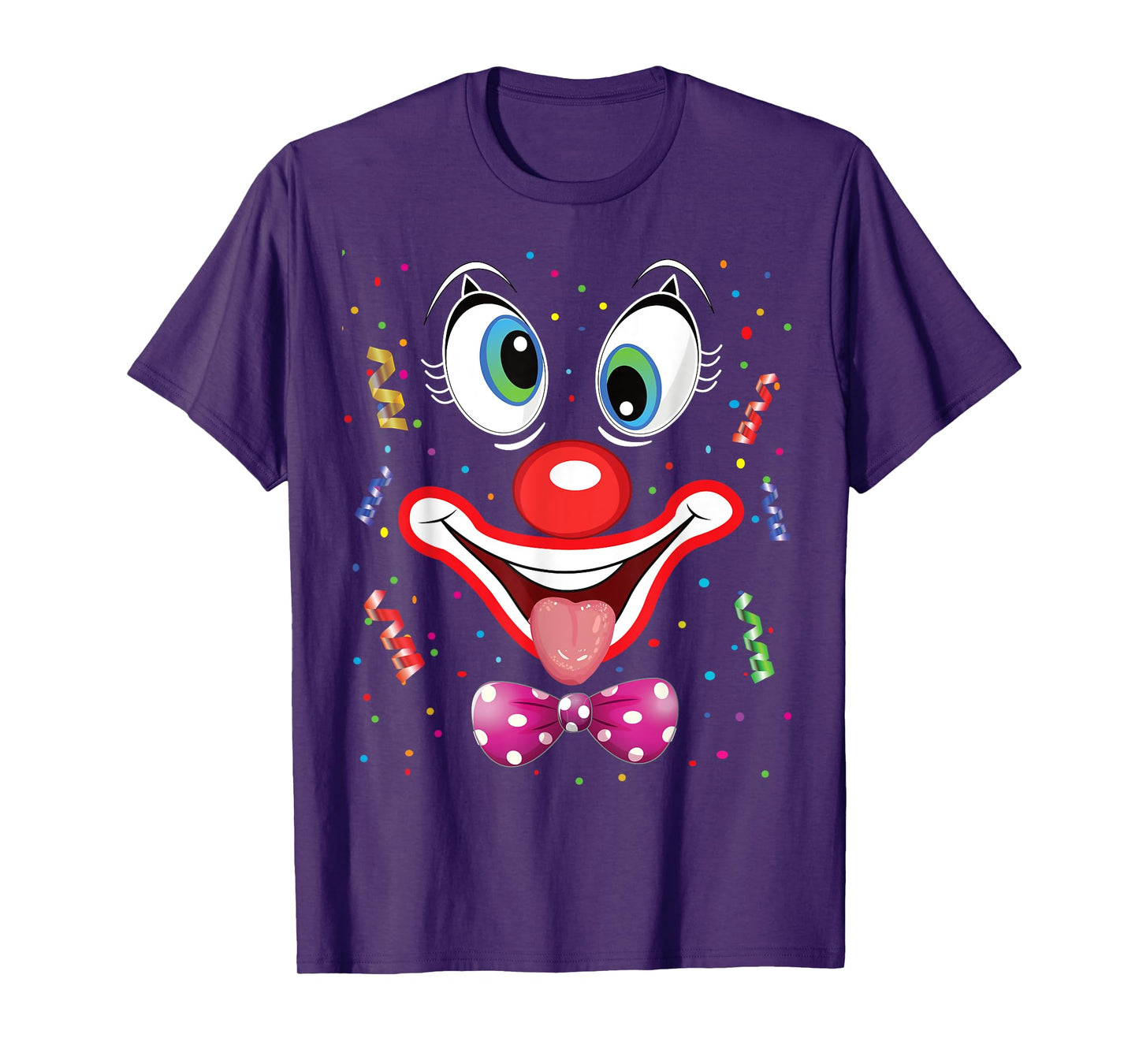 Carnival Clown Face Circus Costume Kids Men Women Carnivals T-Shirt