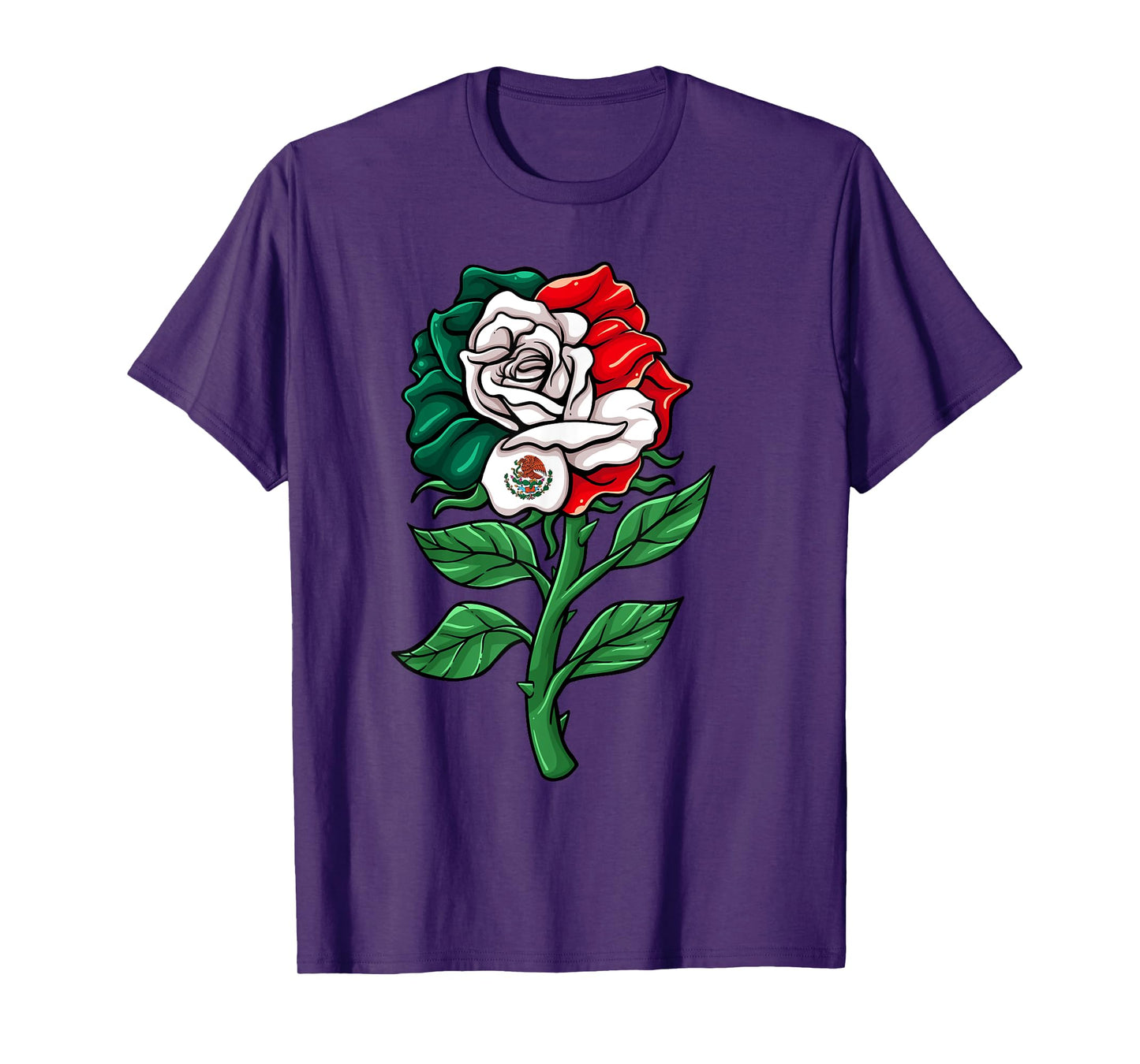 Mexico Gift Rose Tijuana Mexican Hispanic Pride Poncho T-Shirt