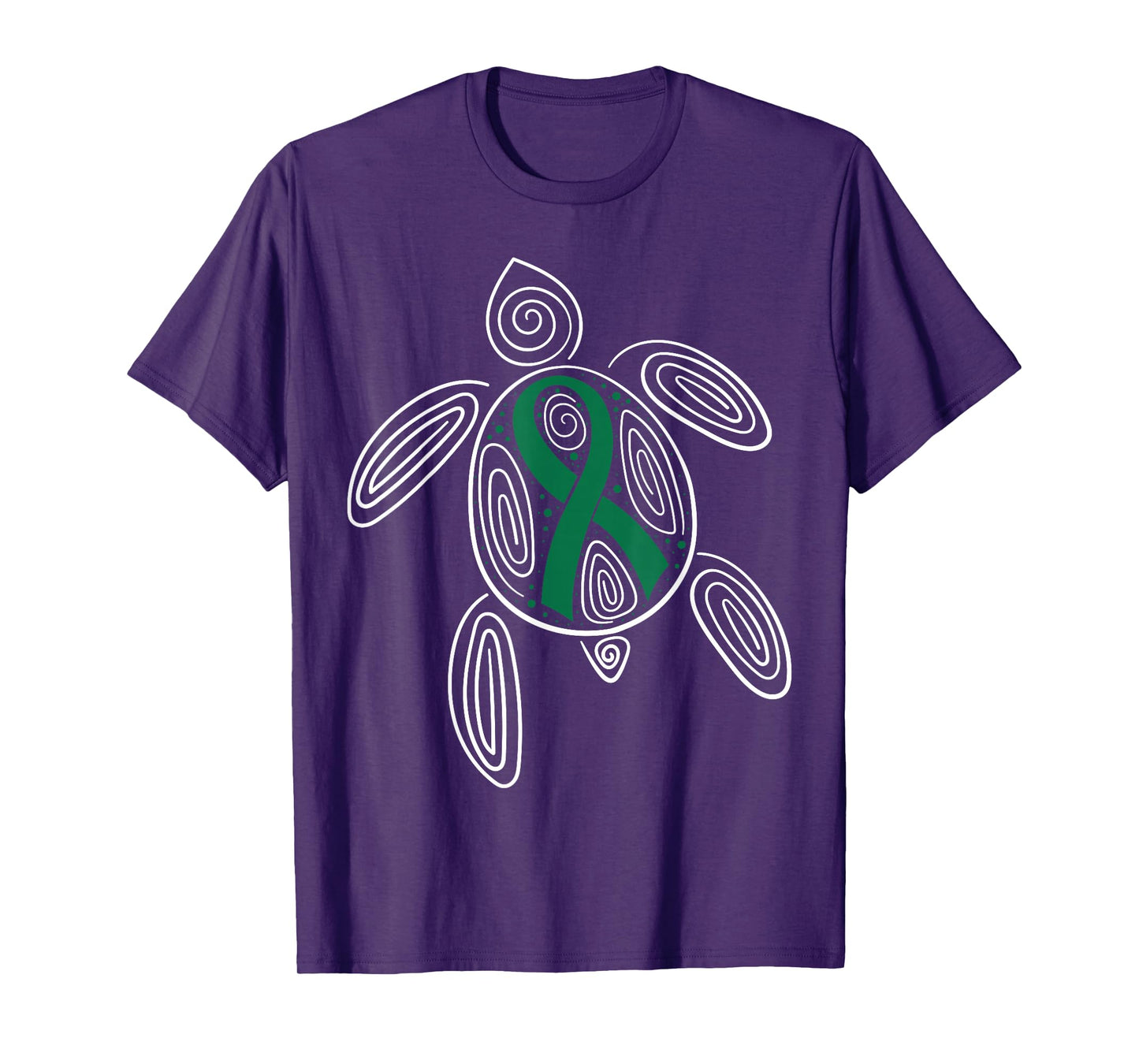 Liver Cancer Awareness Primary Hepatic Green Ribbon Jaundice T-Shirt