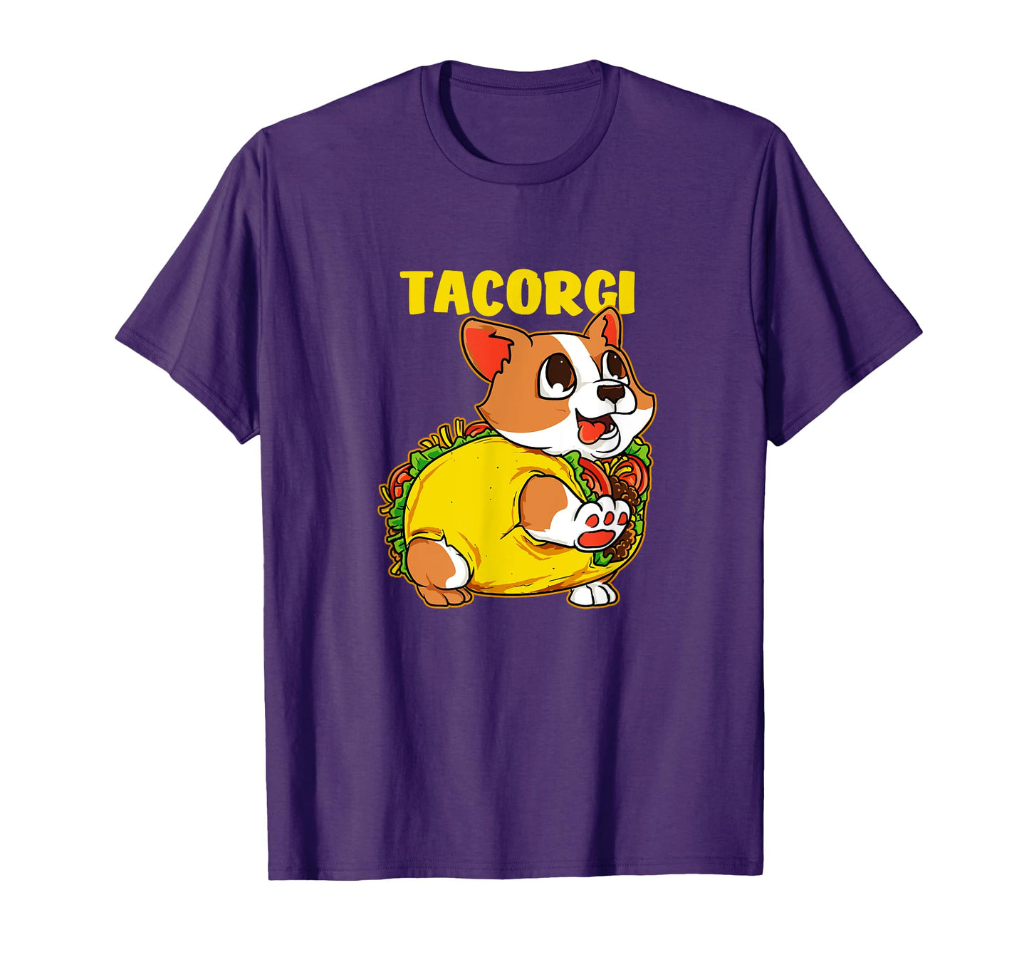 Corgi Dog And Taco Tacorgi Funny Corgi Puppy Men Women Girls Kids T-Shirt