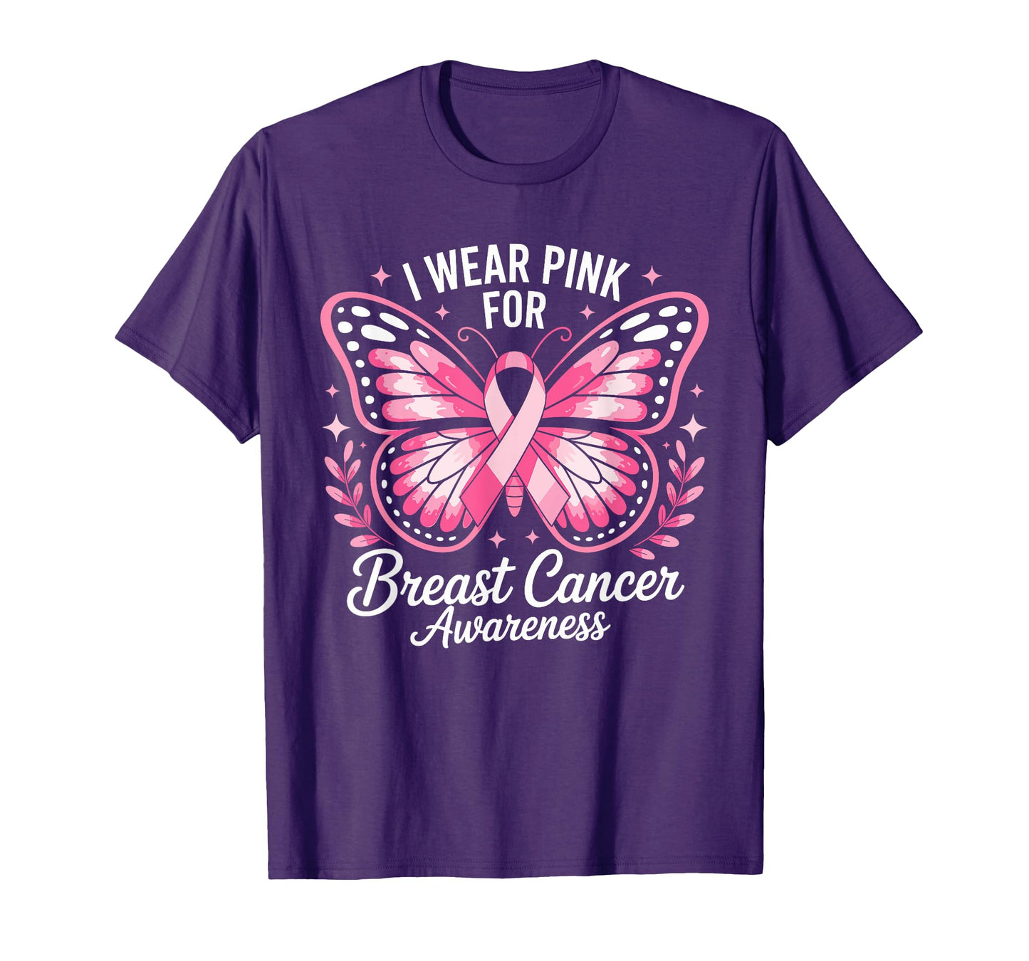 I Wear Pink For Breast Cancer Awareness T-Shirt