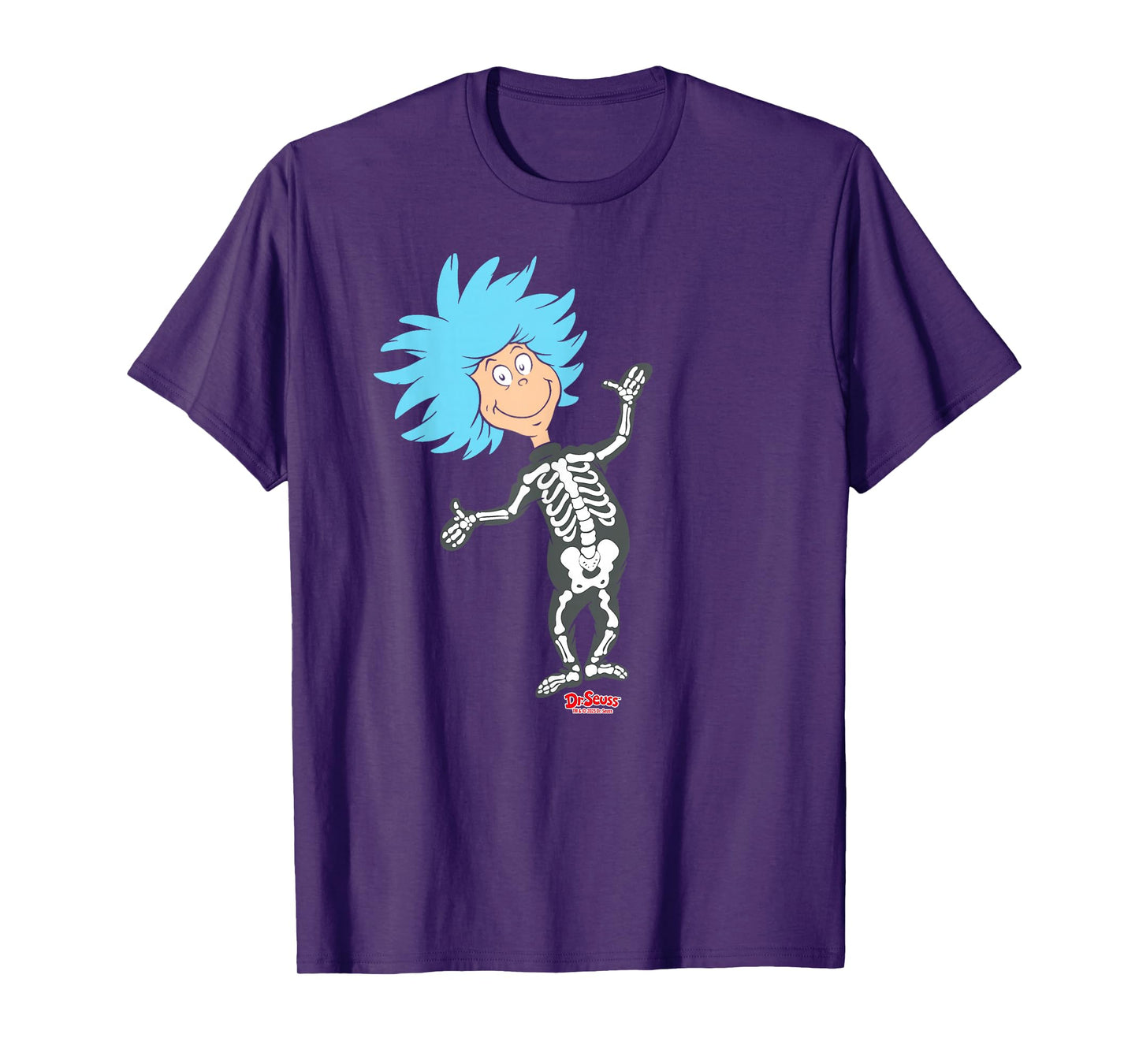Dr. Seuss Things Skeleton Costume Officially Licensed T-Shirt