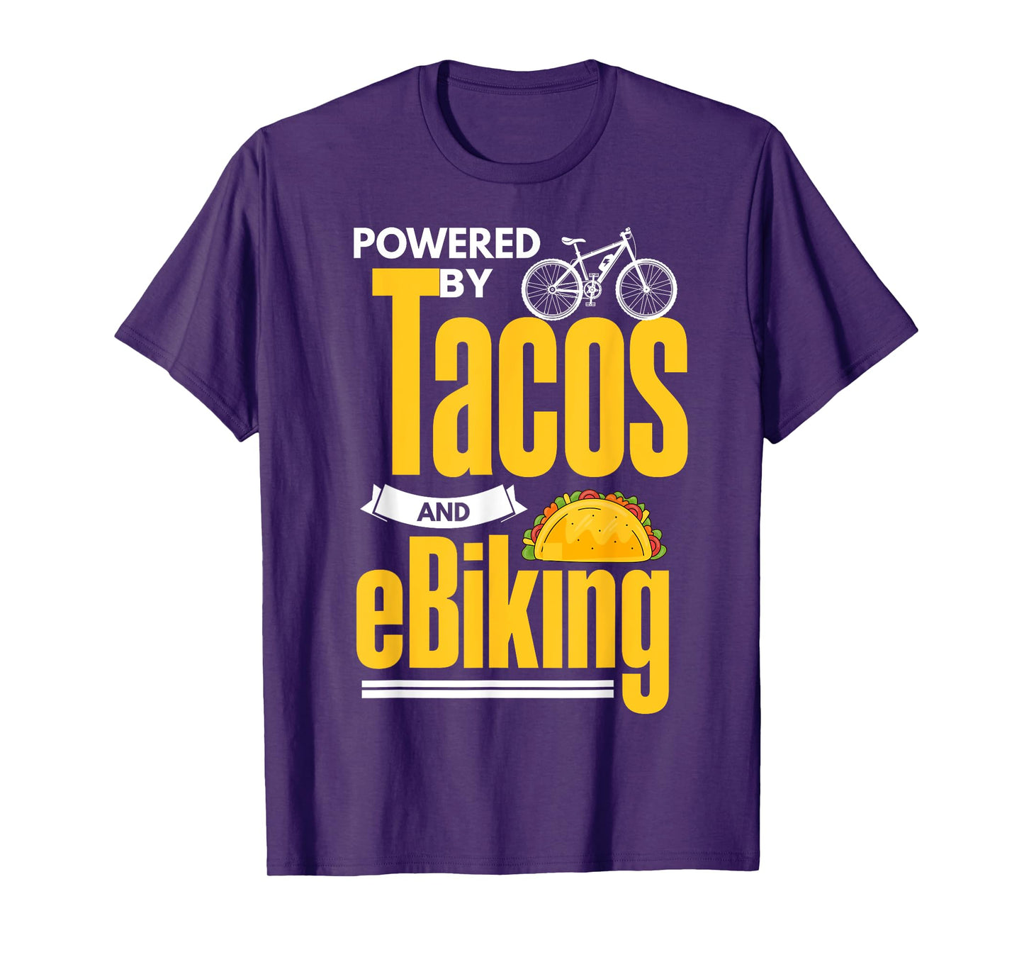 E-Biker Shirt Funny Taco Lover EBike Electric Bike E-Biking T-Shirt