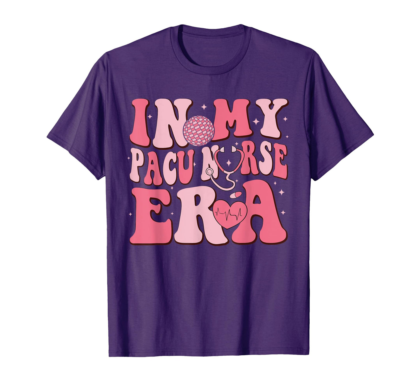 Retro Groovy Disco In My PACU Nurse Era T-Shirt