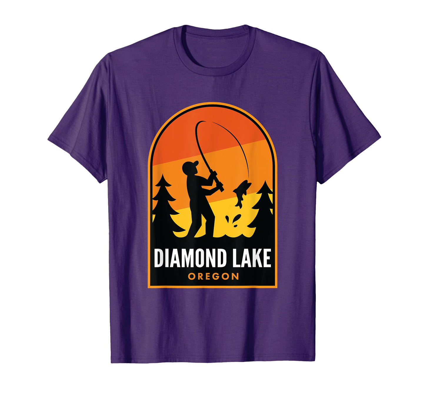 Diamond Lake Oregon Fishing T-Shirt