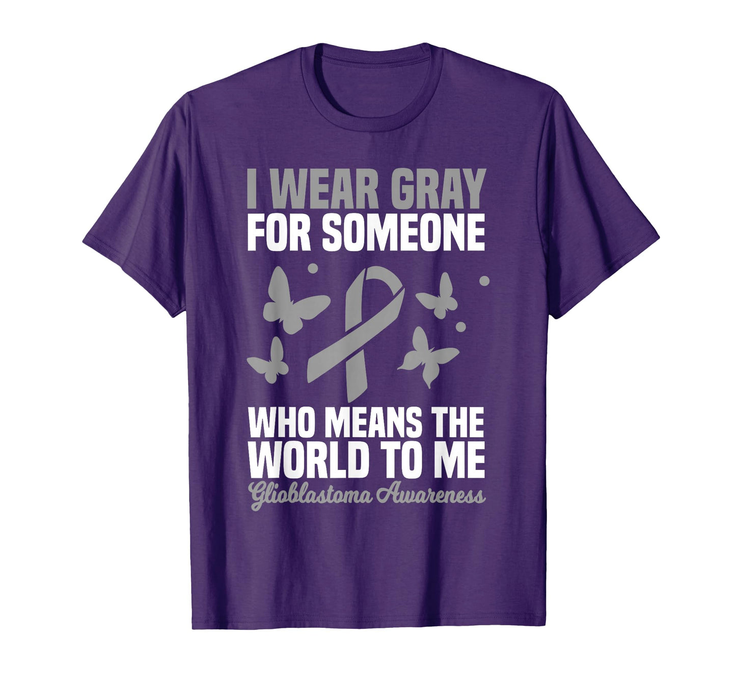 Glioblastoma Multiforme GBM Advocate Astrocytoma Brain Tumor T-Shirt