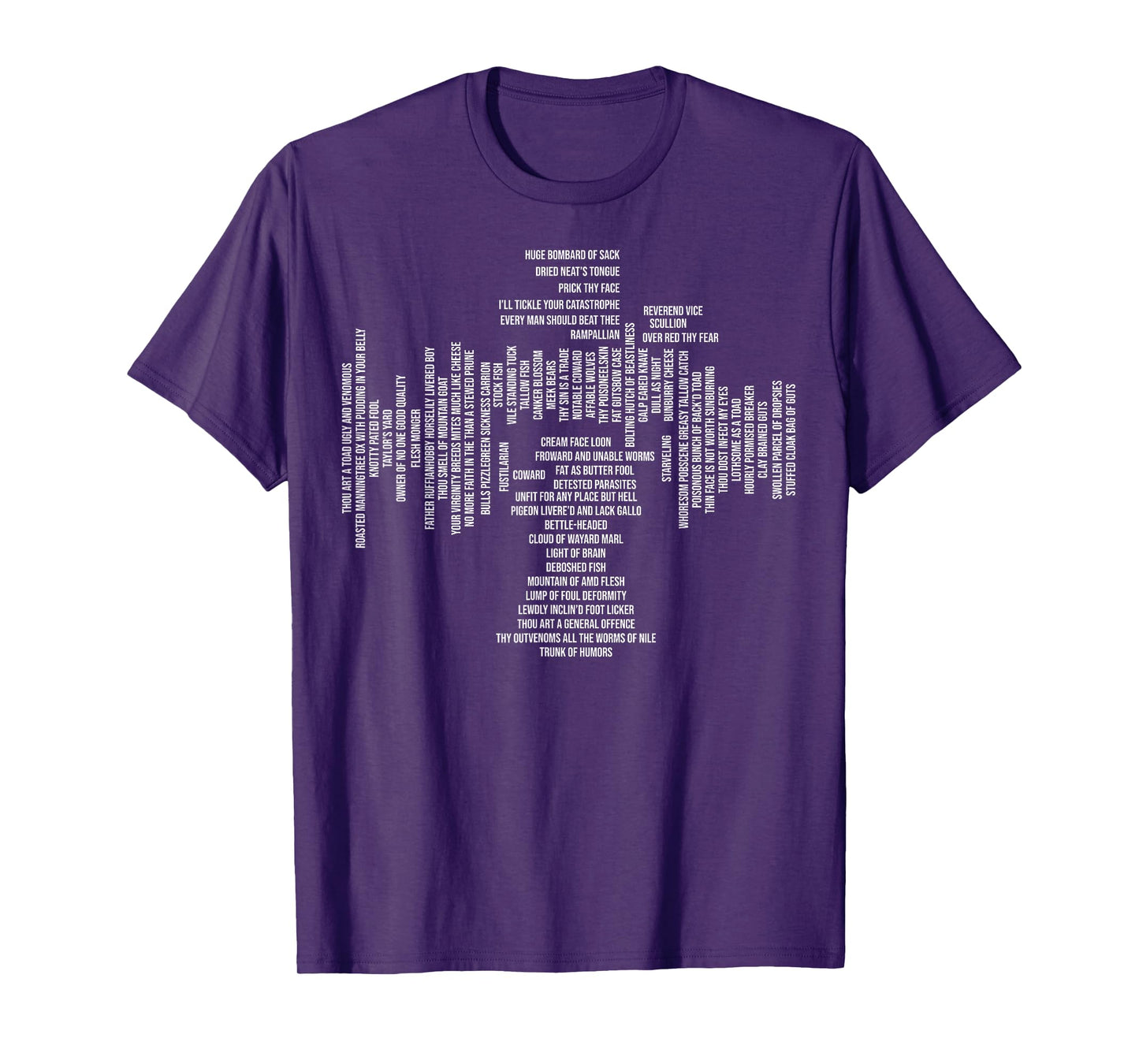Shakespeare Insults - Funny Shakespeare Quotes T-Shirt