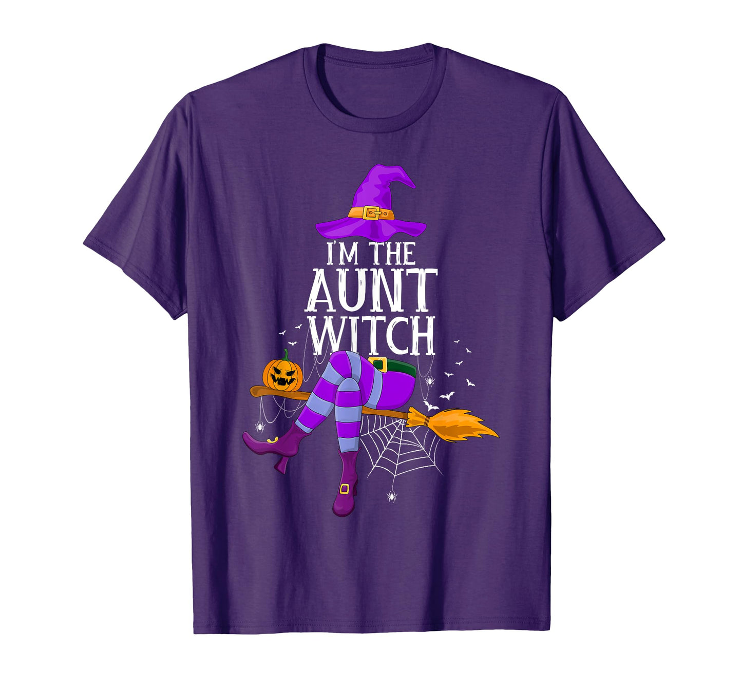 Matching Family Costume I'm The Aunt Witch Halloween T-Shirt