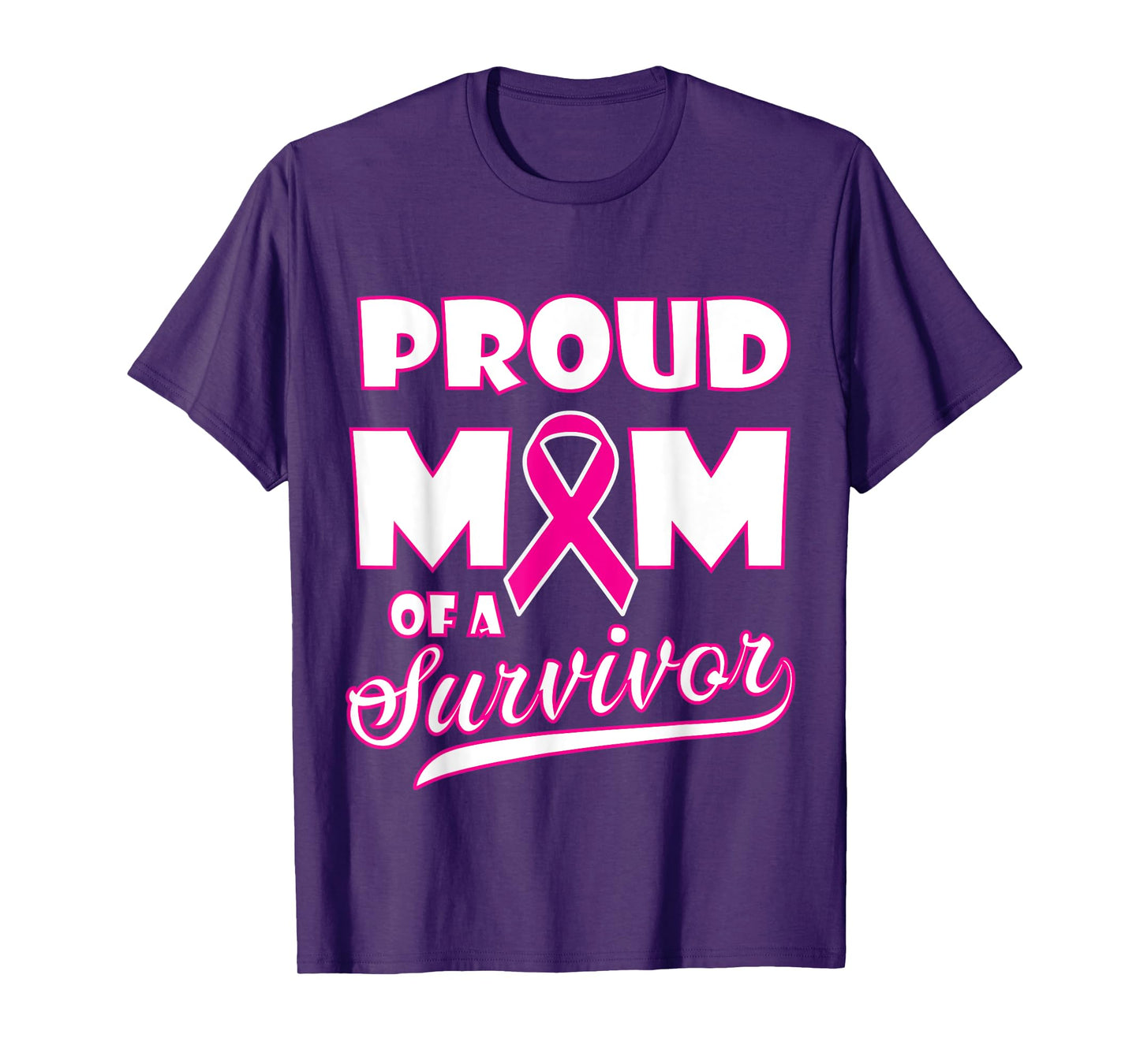 Breast cancer awareness proud mom of a survivor T-Shirt