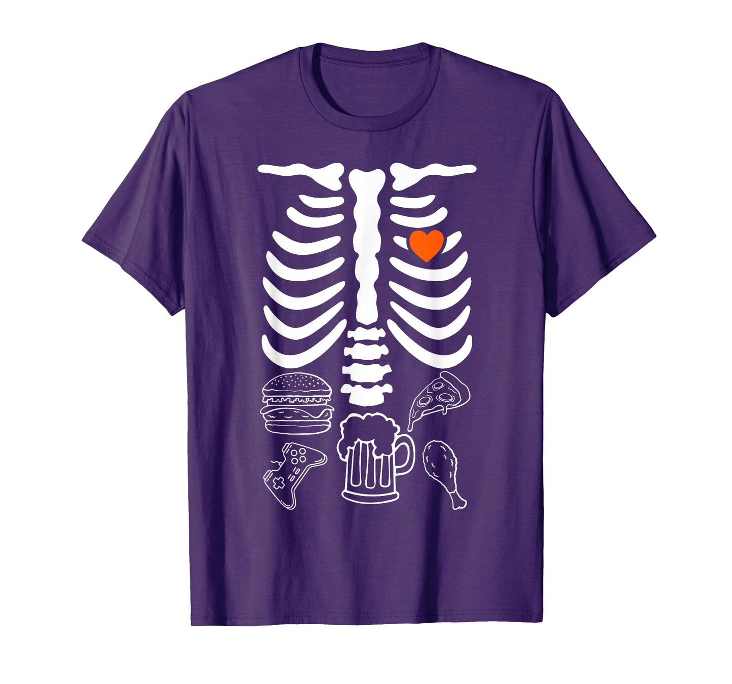 Halloween Skeleton Baby Maternity Pregnancy Announcement T-Shirt