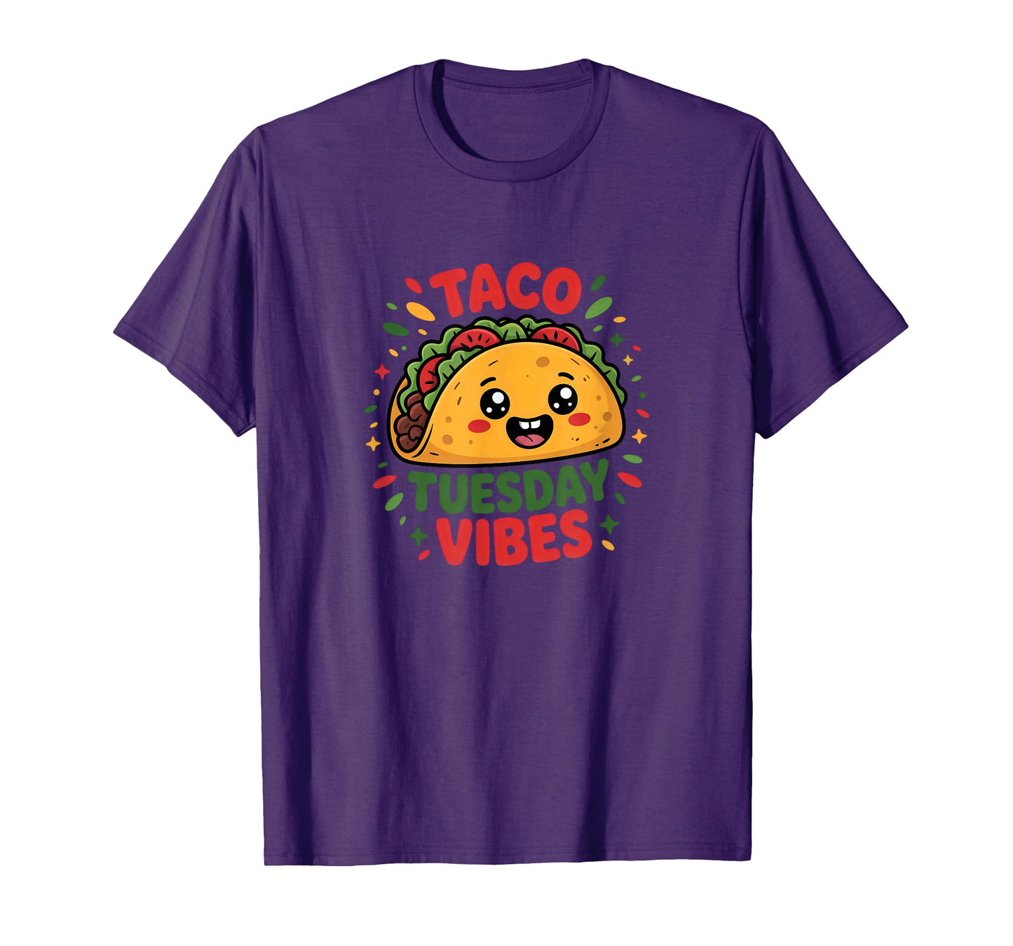 Taco Tuesday Vibes Mexican Food T-Shirt