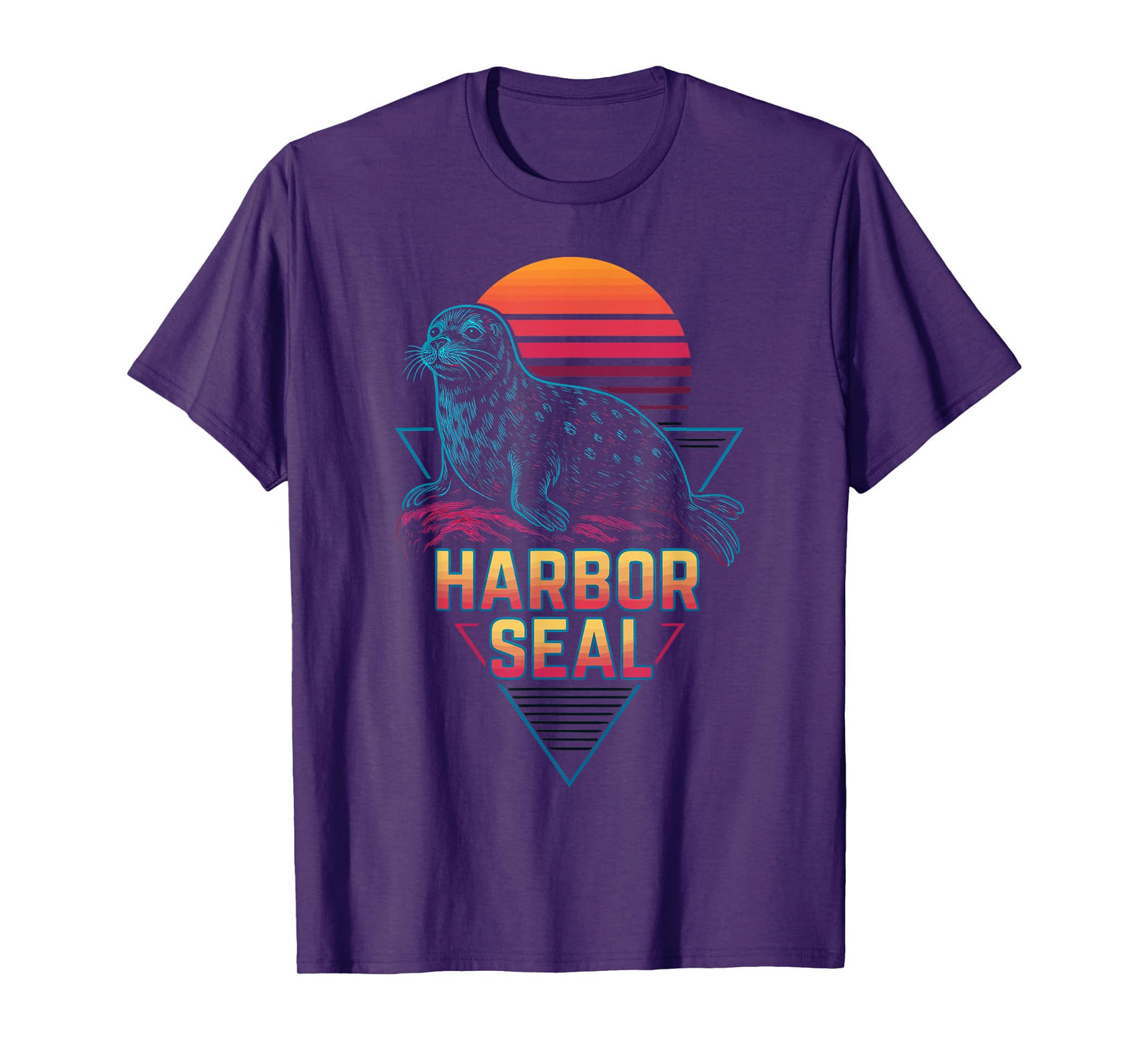 Harbor Seal Retro T-Shirt