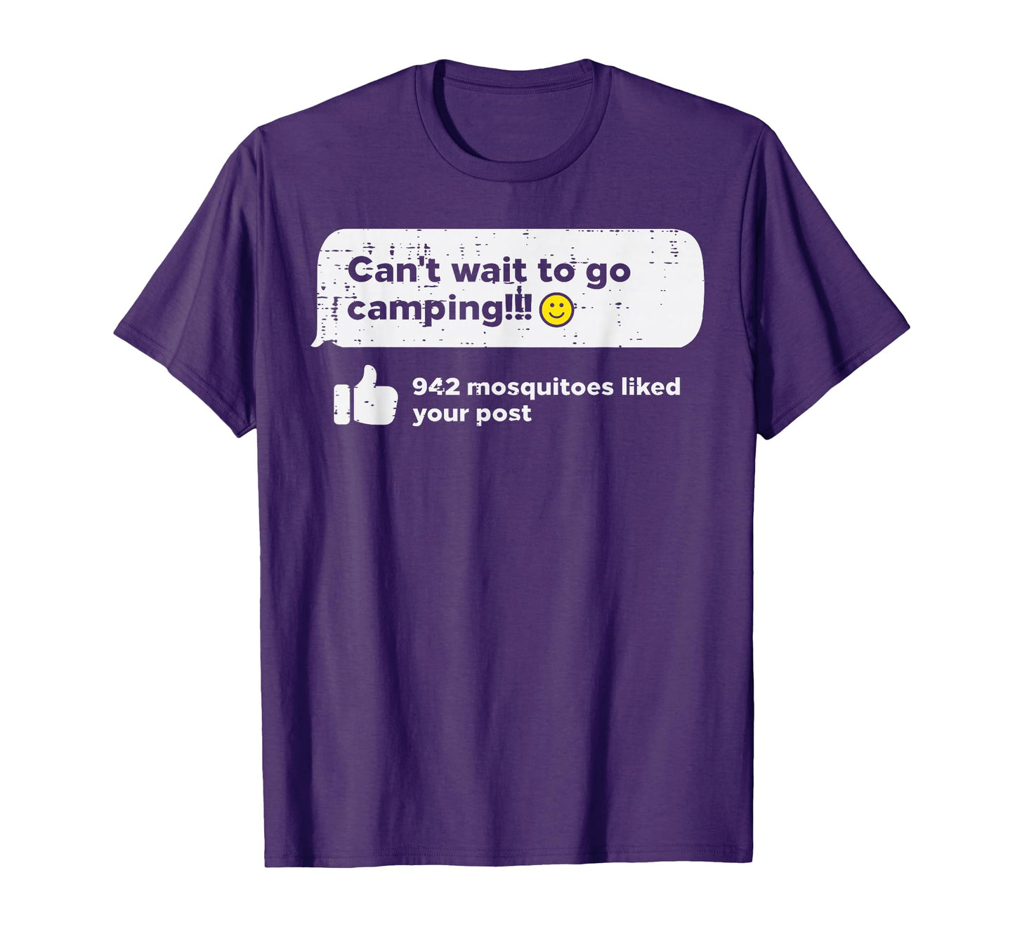 Cant Wait Go Camping Mosquitoes Camper Women Girls Kids Men T-Shirt