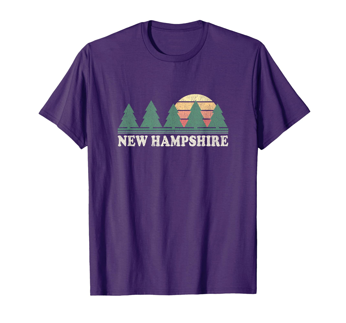 New Hampshire NH T-Shirt Vintage Retro 70s Graphic Tee T-Shirt