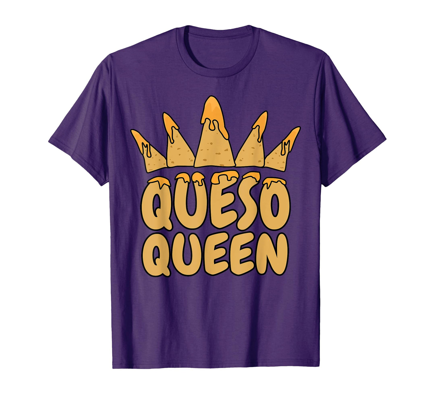 Funny Queso Queen Gift For Cheese Lovers Women Mother's Day T-Shirt