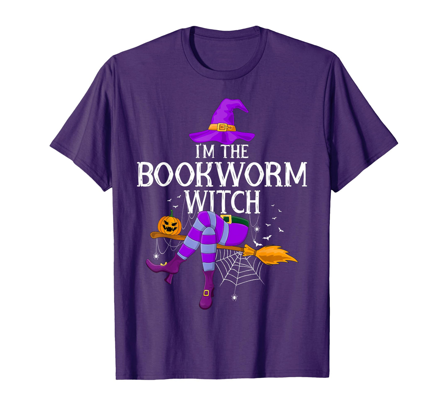 Matching Family Costume I'm The Bookworm Witch Halloween T-Shirt