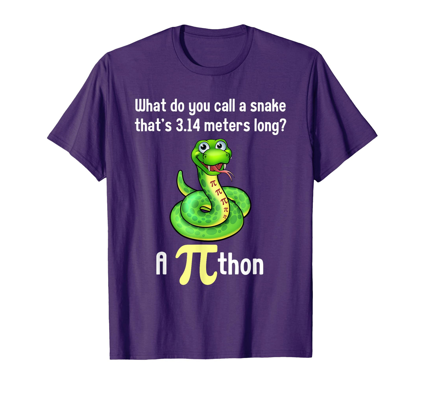 Funny Pi day Puns Pithon Math Teacher Jokes Women Men Kids T-Shirt