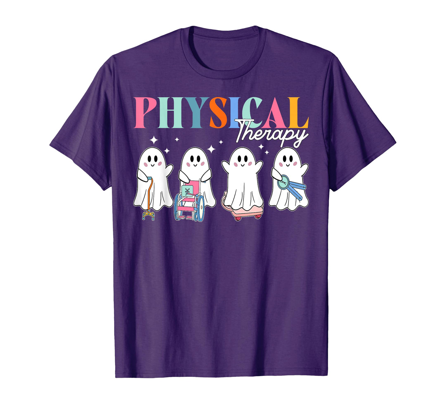 Funny Shirt Pt Halloween Physical Therapy Ghosts T-Shirt