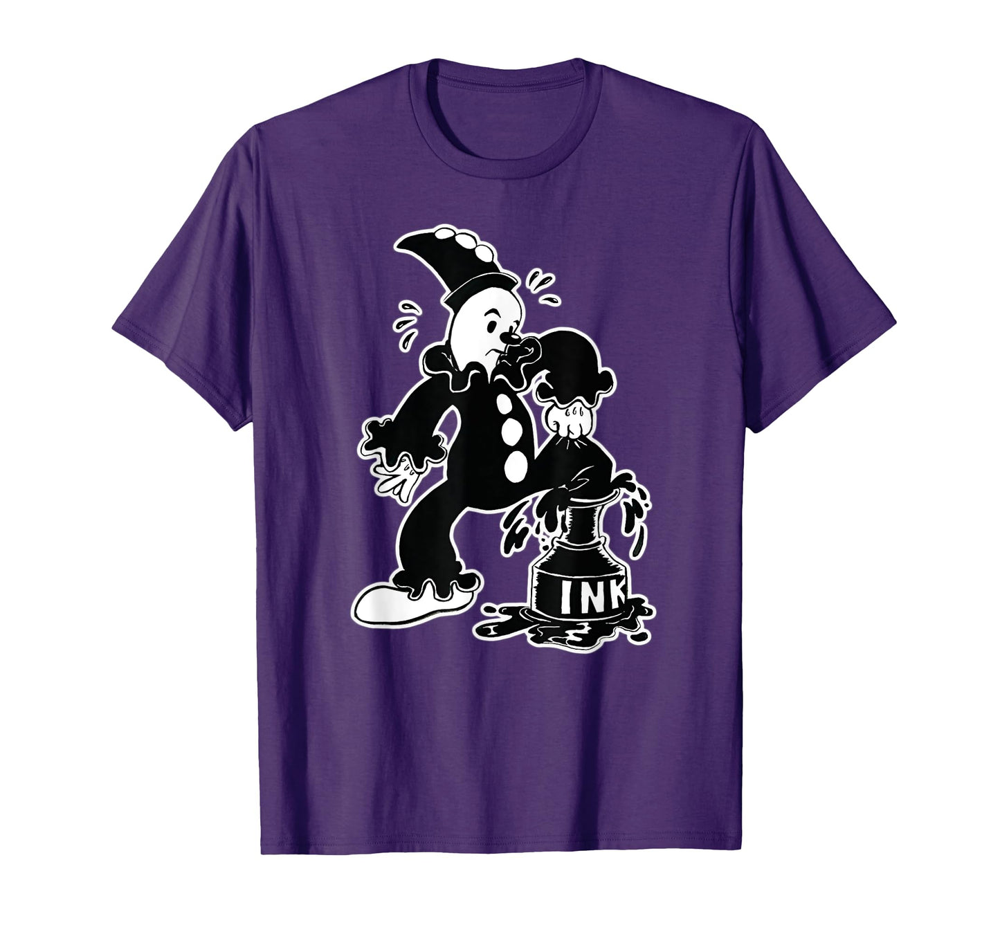 Koko the Clown Out of the Inkwell Gothic Vintage Cartoon T-Shirt