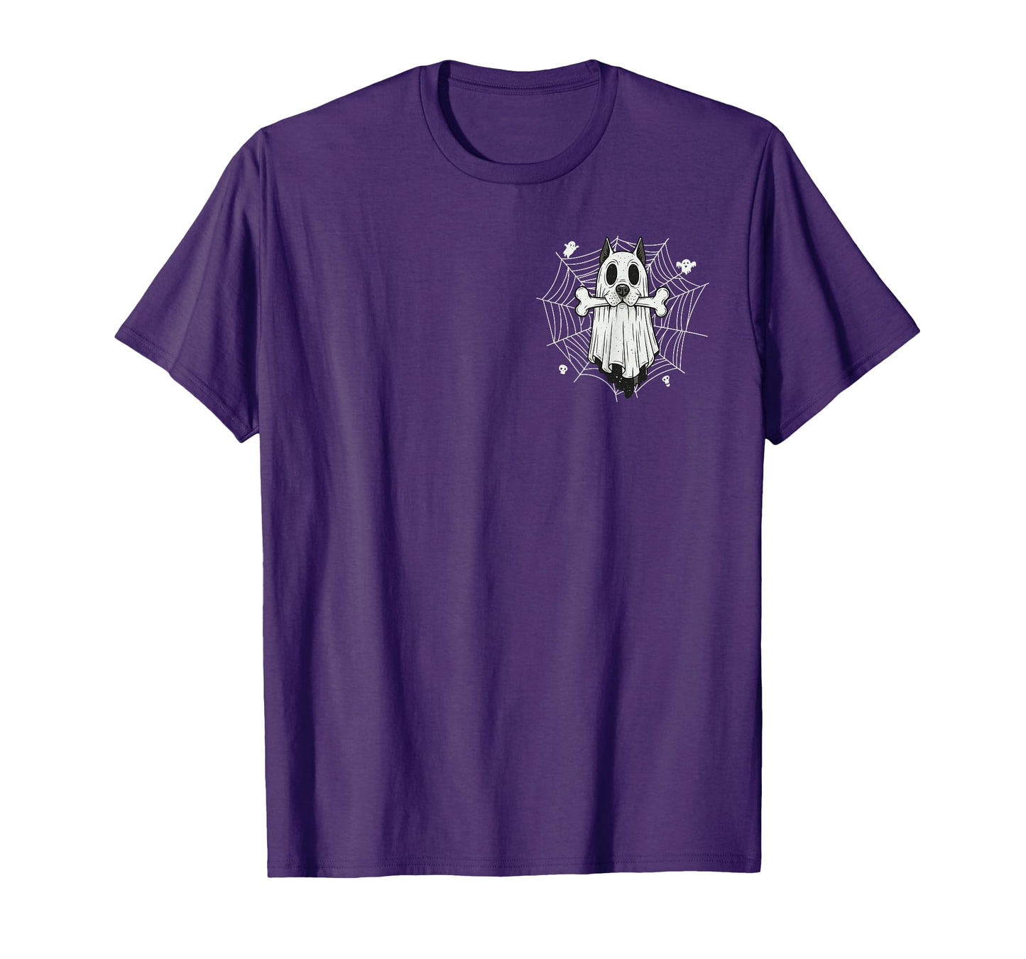 I Found This Humerus Ghost Dog Halloween Bone (2 Sided) T-Shirt