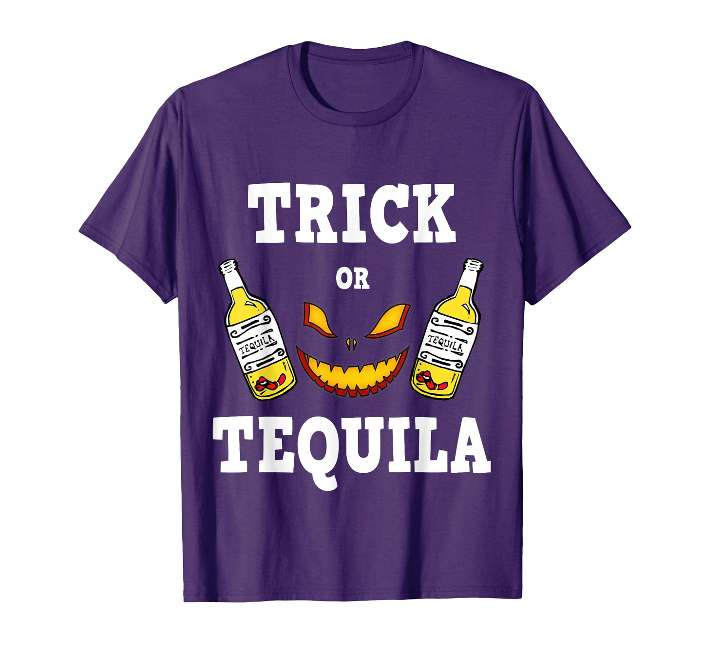 Trick or Tequila Adult Halloween Costume T-Shirt