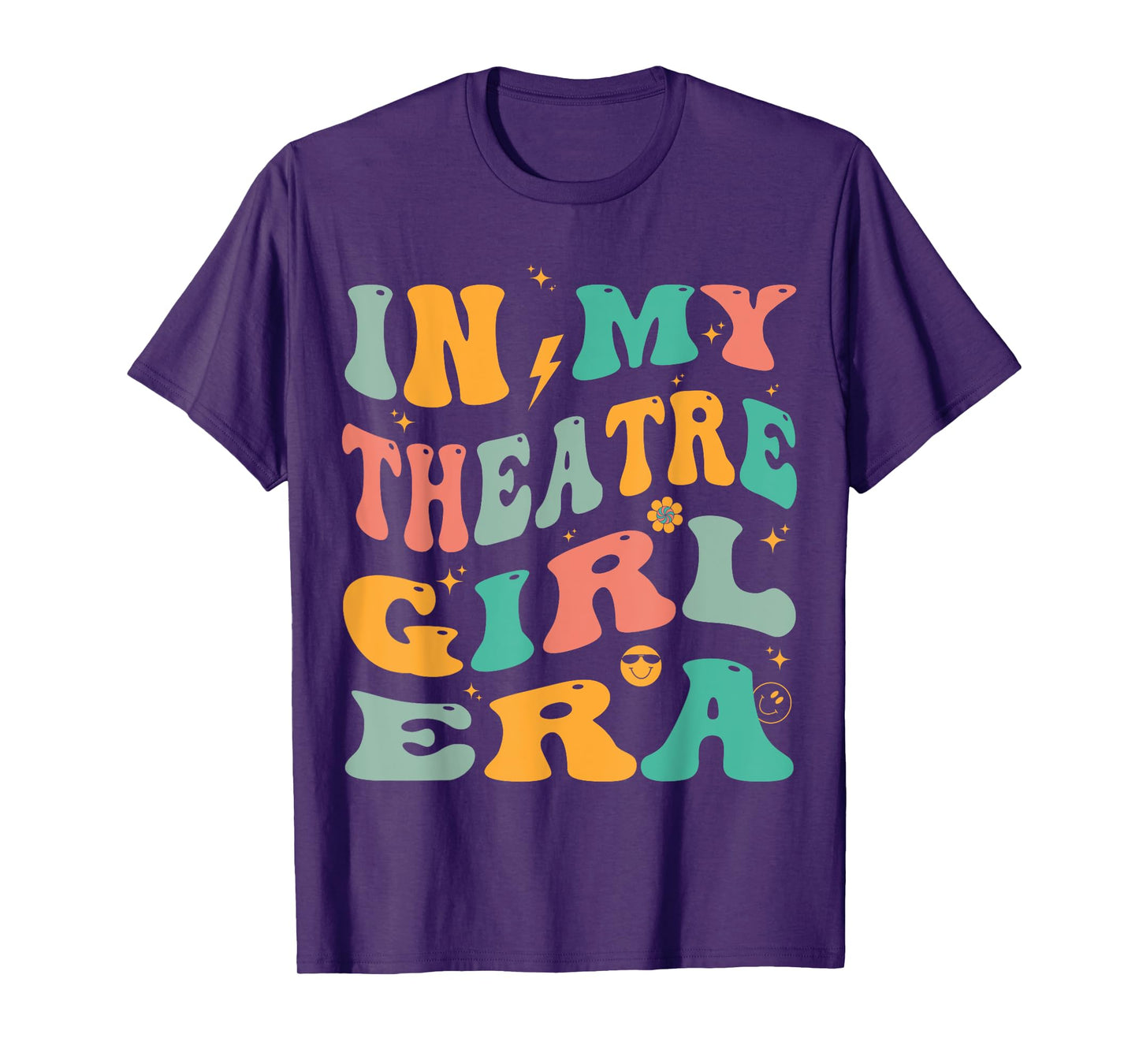 In My Theatre Girl Era Groovy Drama Theater Thespian T-Shirt