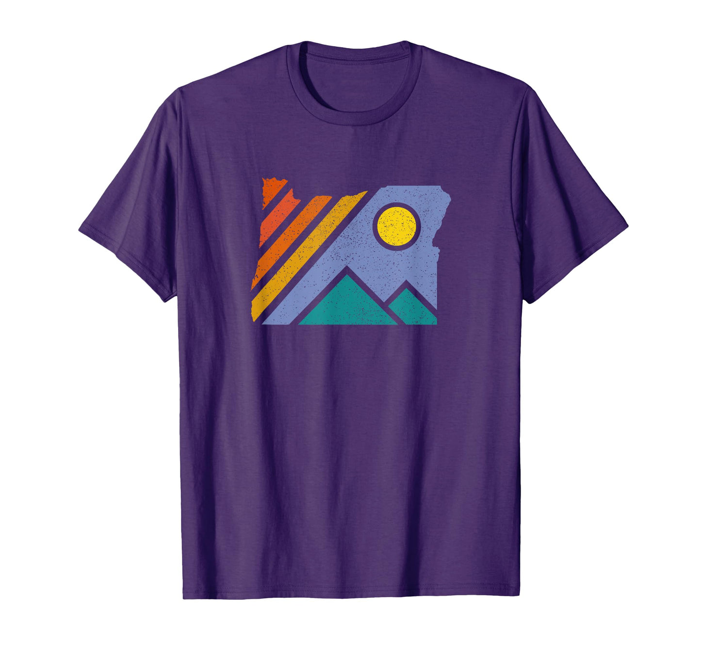 Retro Vintage Oregon Throwback mountains shirt and gift T-Shirt